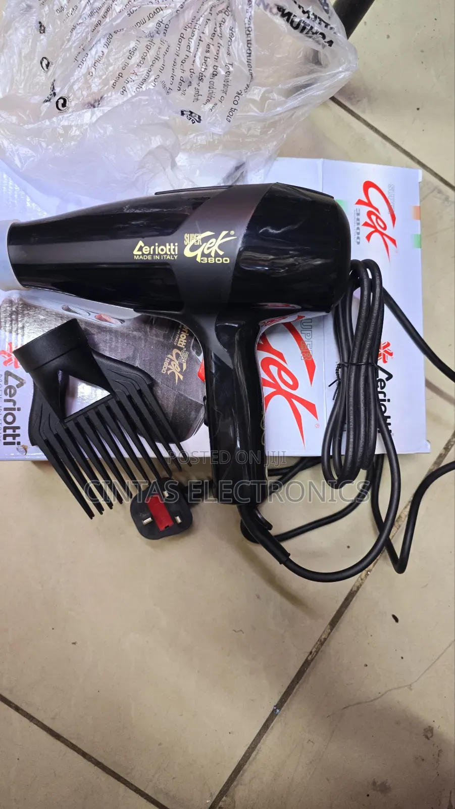 Geriotti Super Geek 3800 Hairdryer