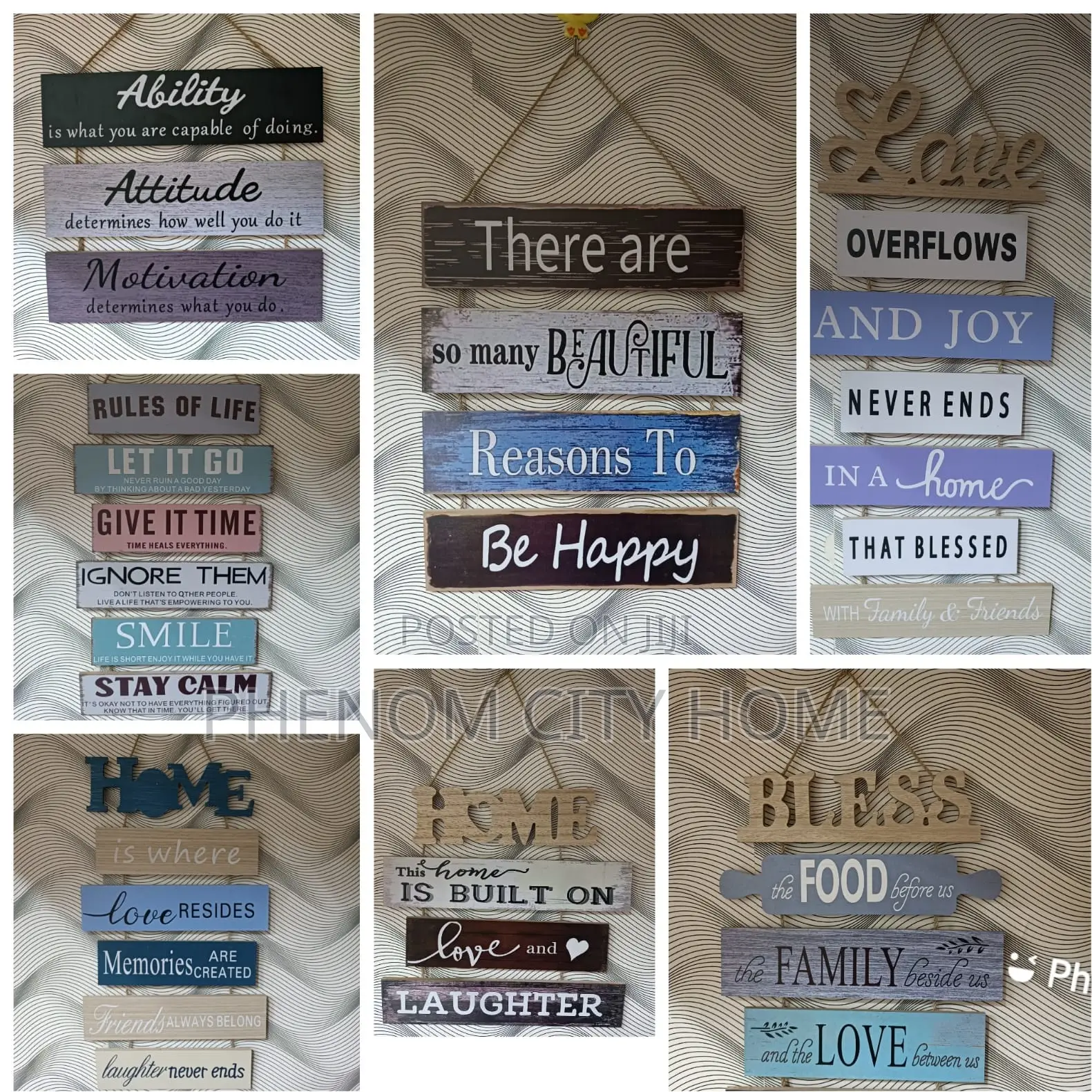 Entryway/Wall Decor Printed Hangings Available