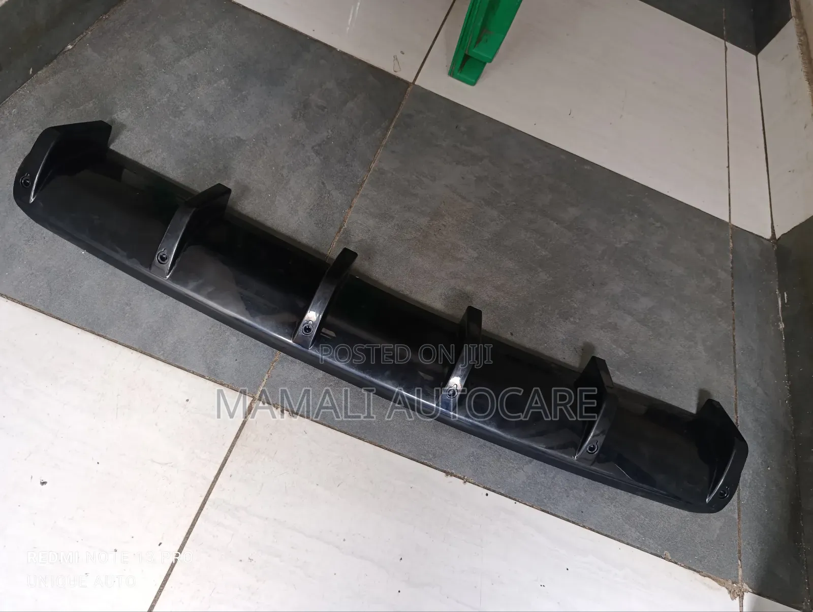 Universal 7 Fin Car Rear Diffuser:Flat Design