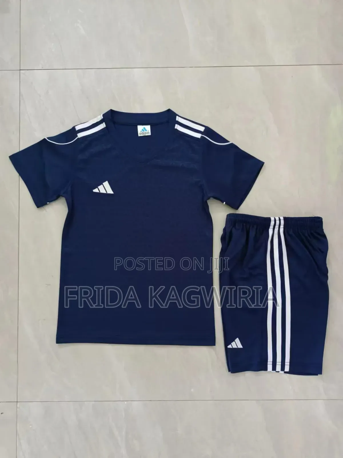 Blue Football Jersey For Kids And Adults