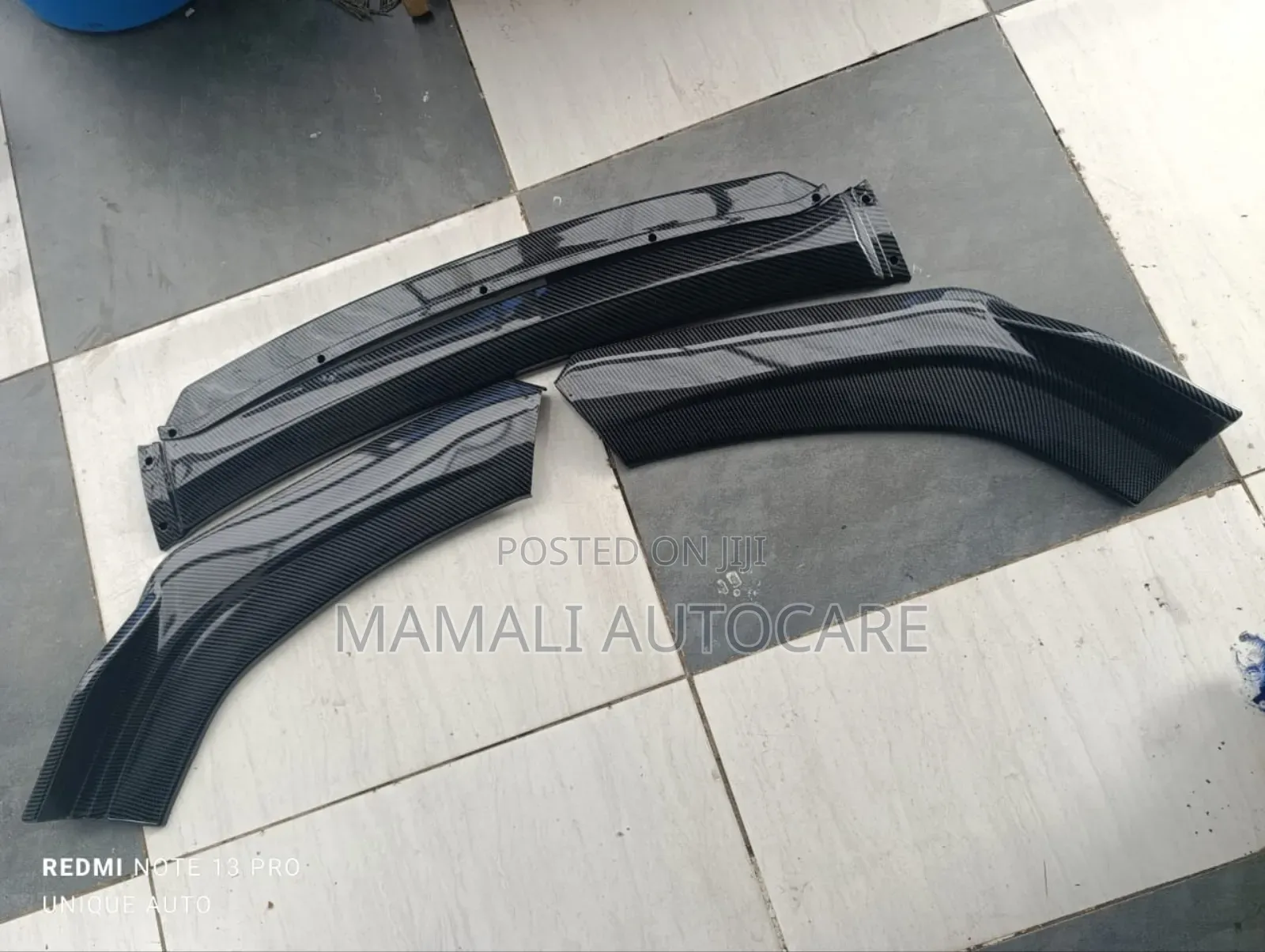 Carbon Plain Front Bumper Lip ,Durable Stylish Protection