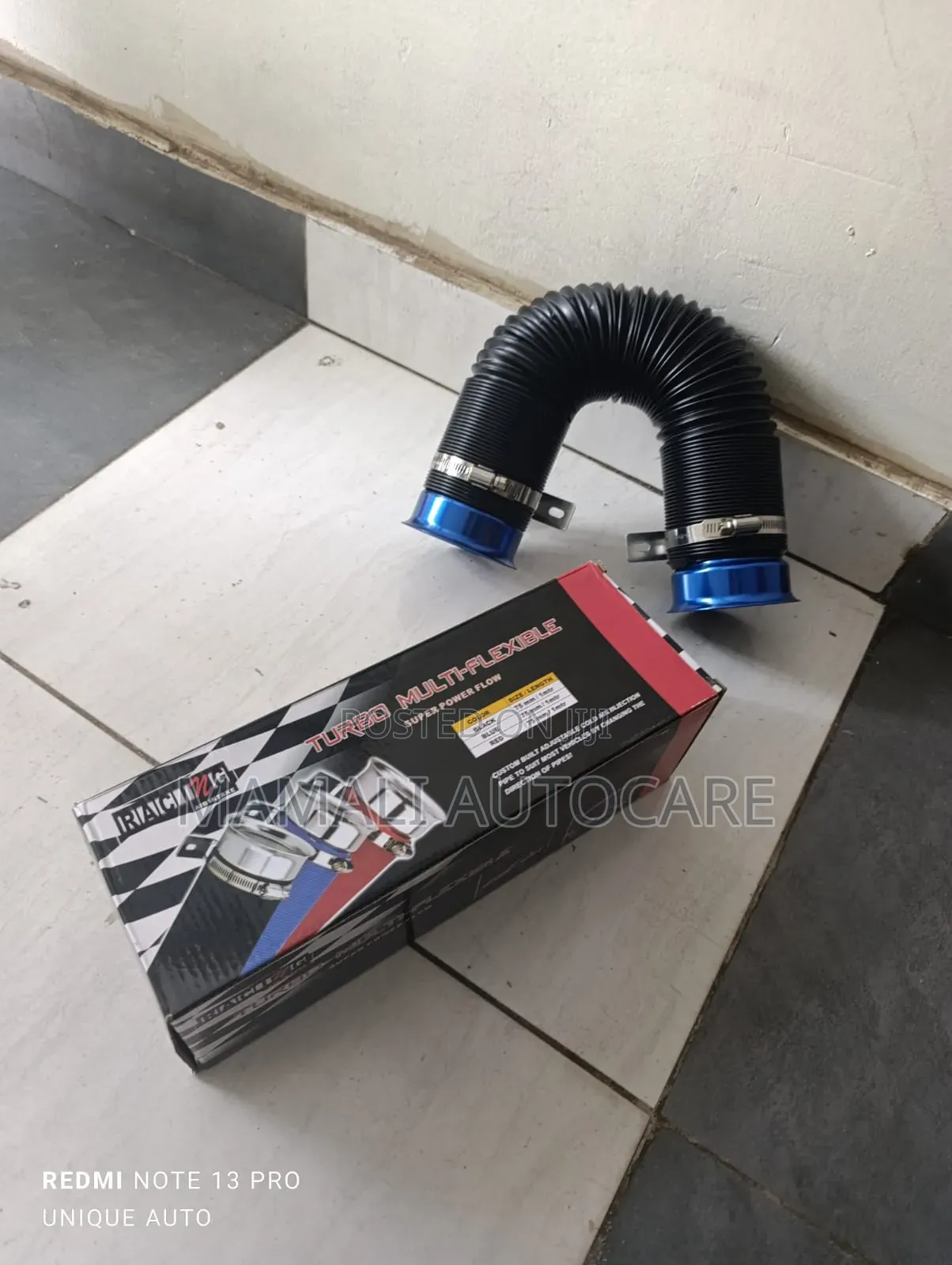 High-Flow Cold Air Intake Pipe ,Universal Fit