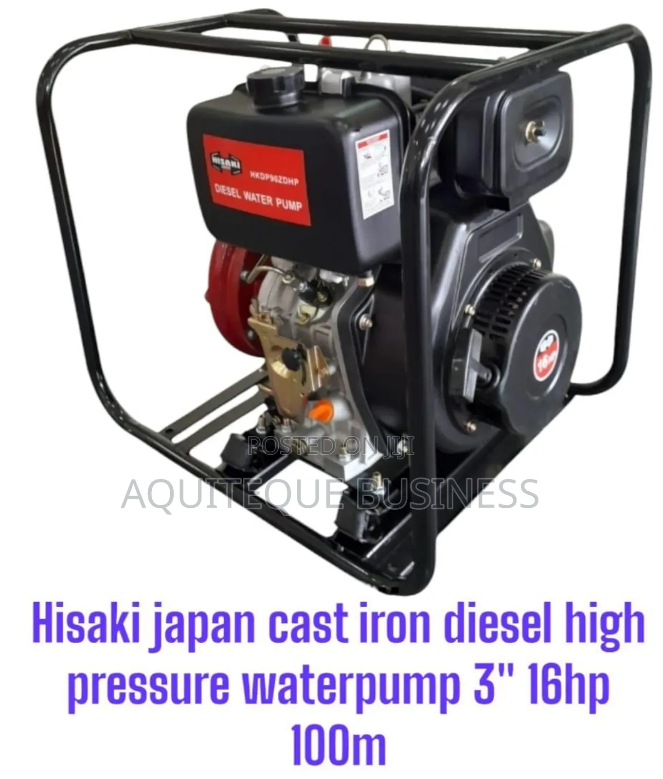 Hisaki Water Pump 3 " High Pressure 16hp