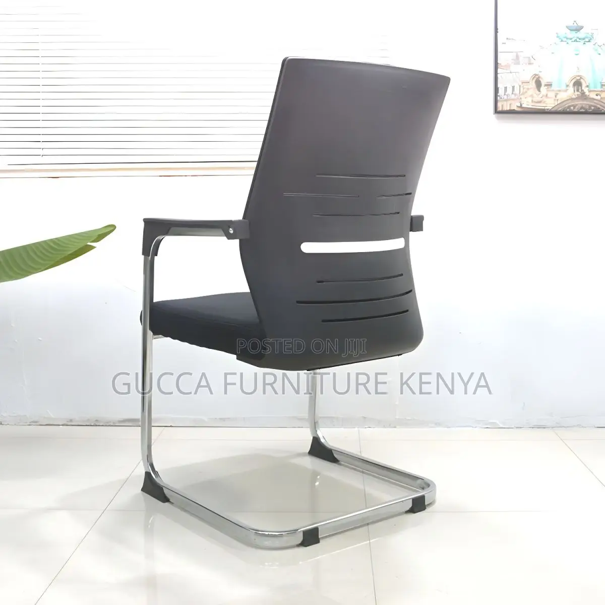 Office Chairs: High Back Strong Fixed Quest Waiting Chair