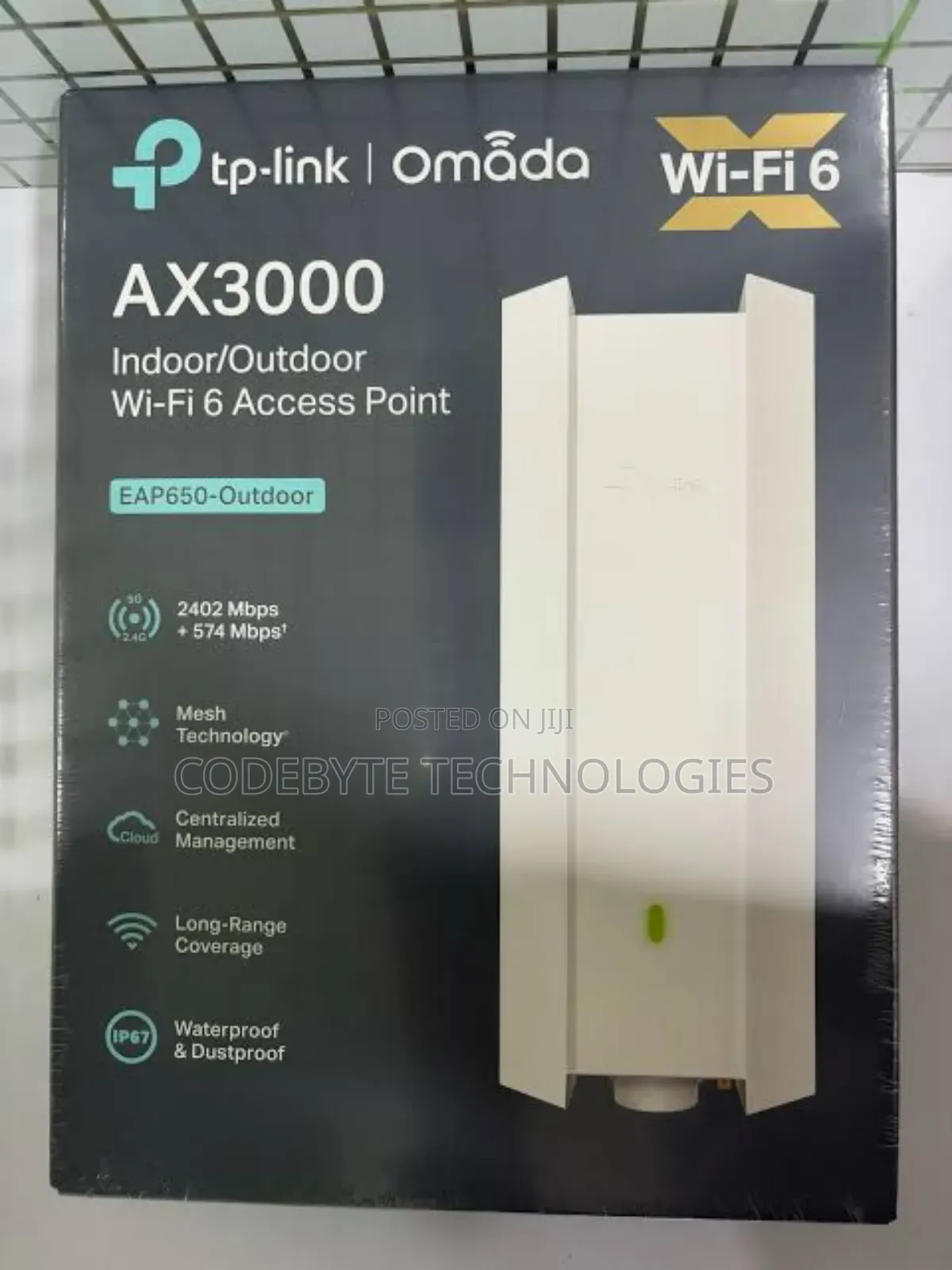 Tp-Link Ax3000 Indoor/Outdoor Wifi 6 - Tl-Eap650-Outdoor