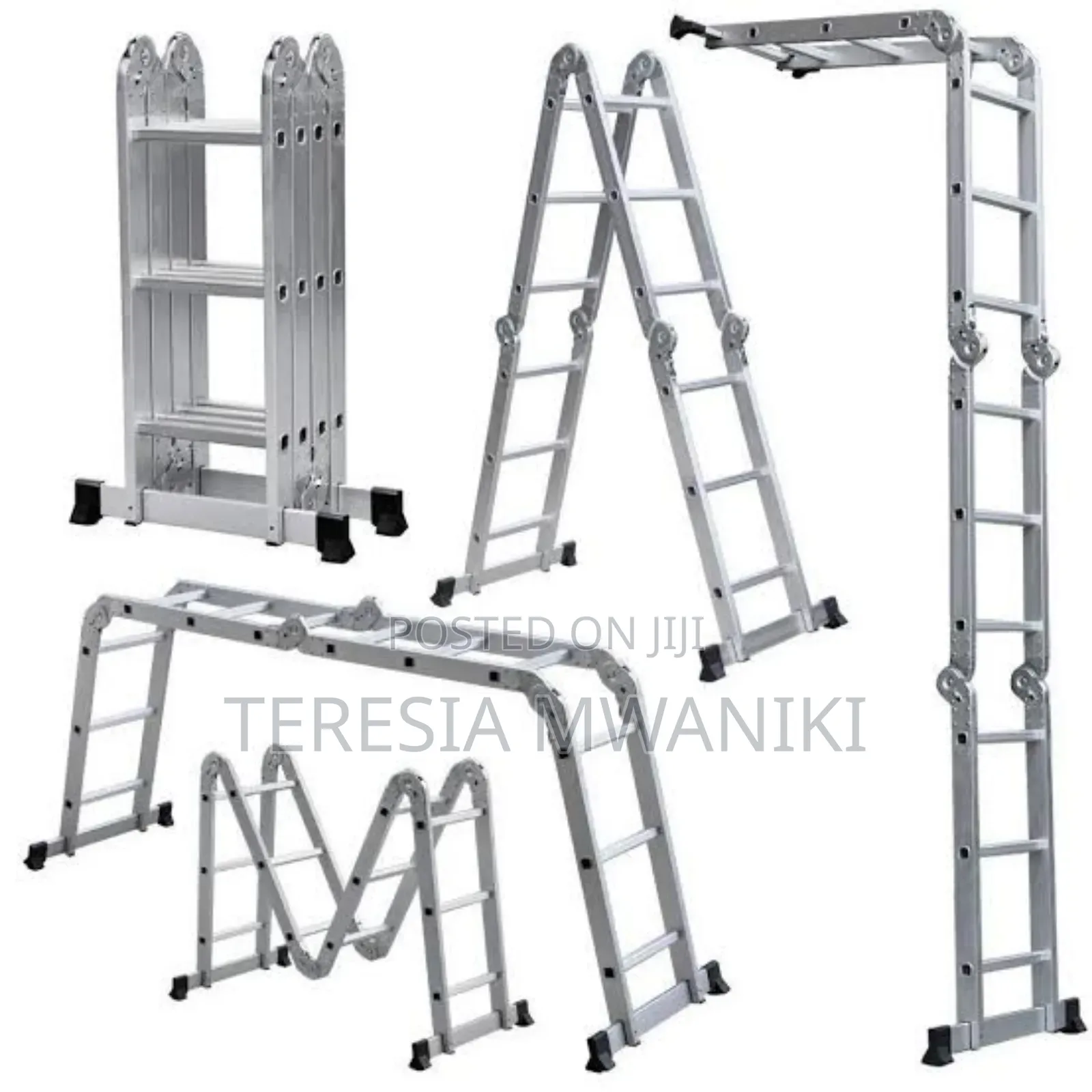 MULTIPURPOSE  4×3steps Aluminium Ladders