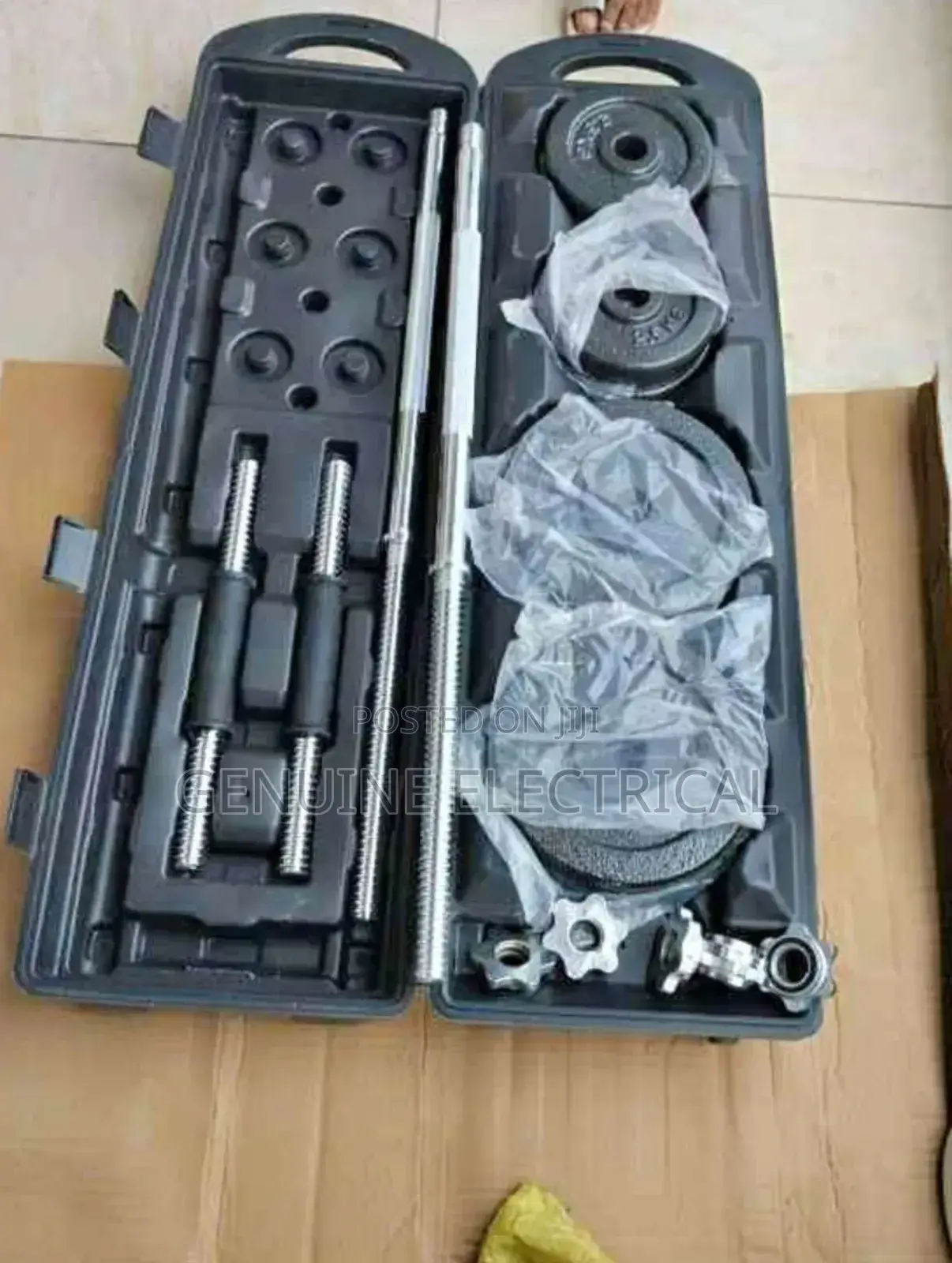 The York Fitness 50kg Barbell /Dumbbells Set