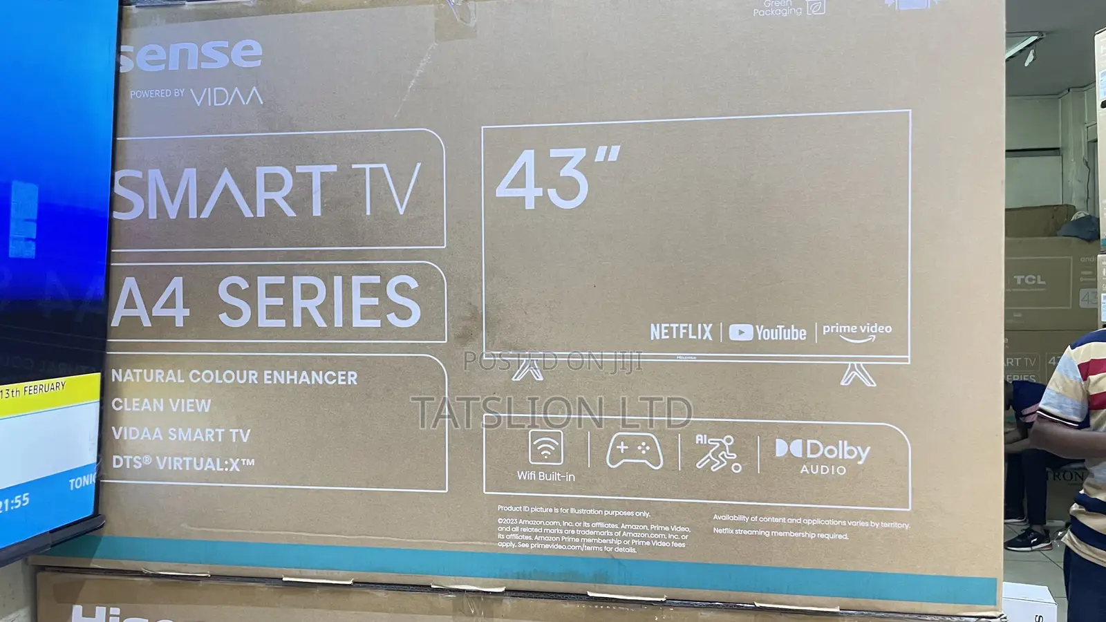 Hisense 43′′ Inch A4 Series-FHD