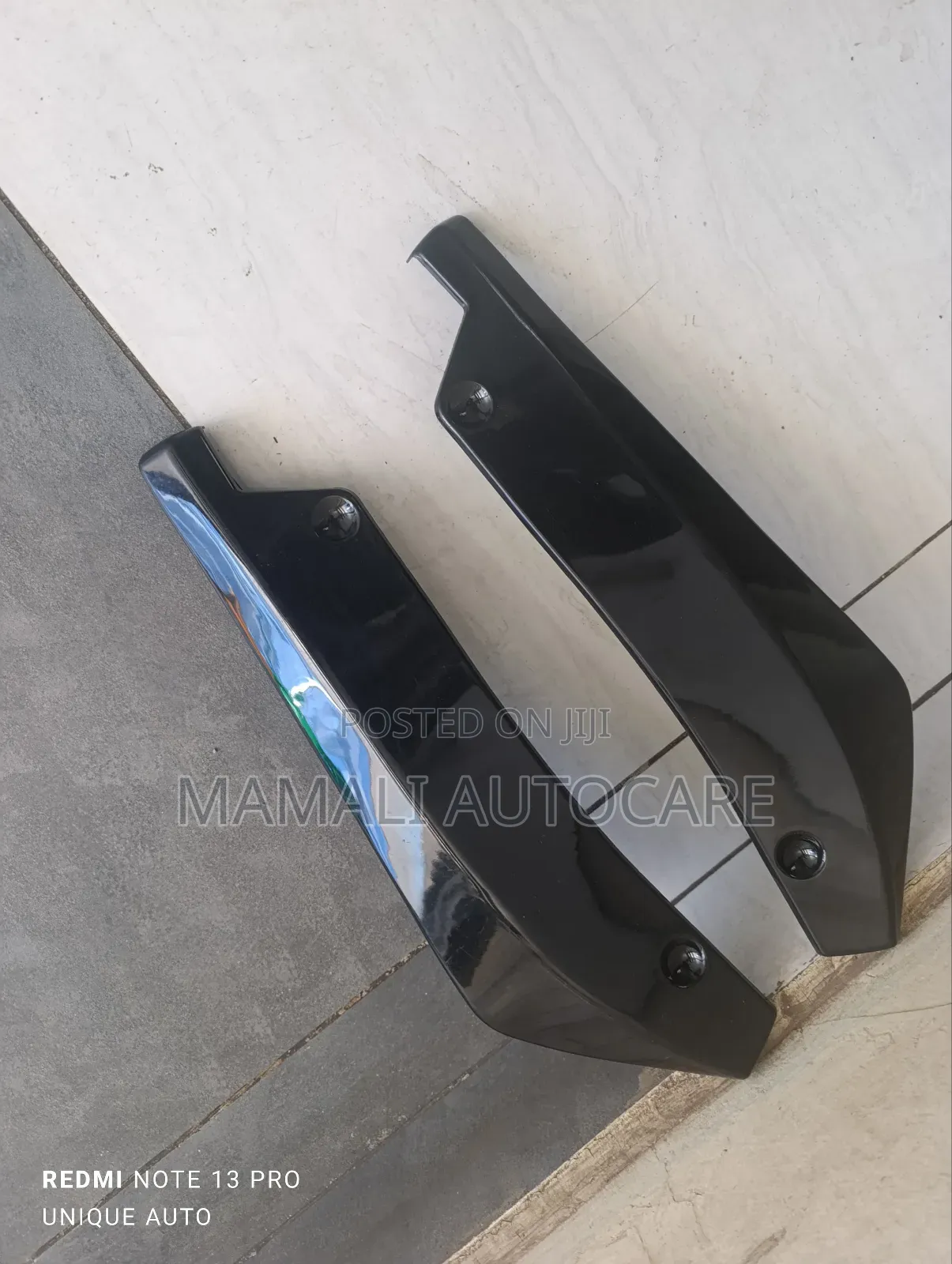 2PC Universal Front Rear Bumper Skirts
