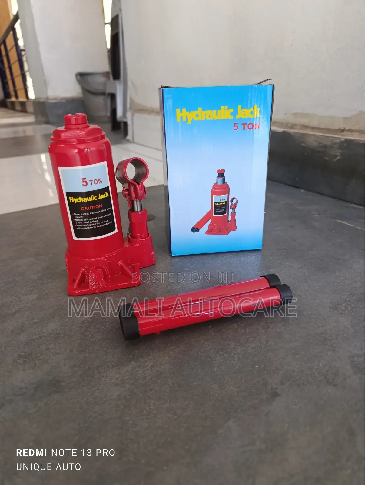 Portable 5 Ton Hydraulic Bottle Car Jack