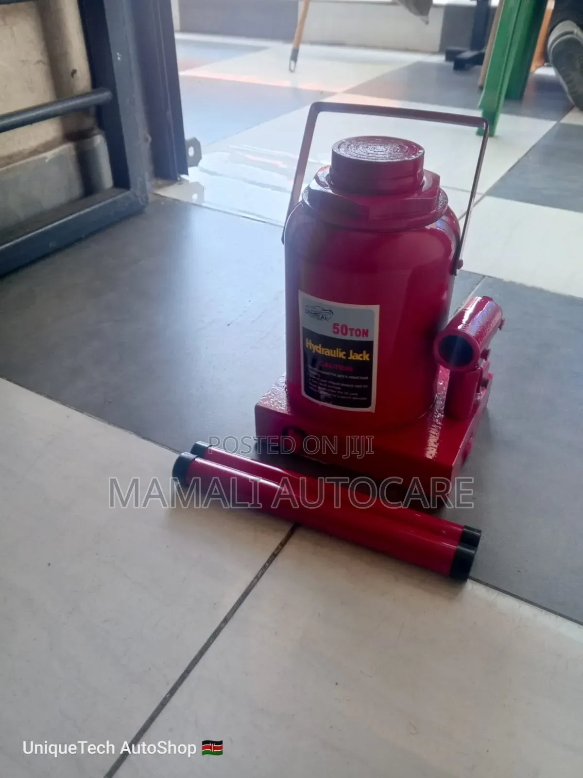 Heavy-Duty 50 Ton Hydraulic Car Jack, Ultimate Lifting Power