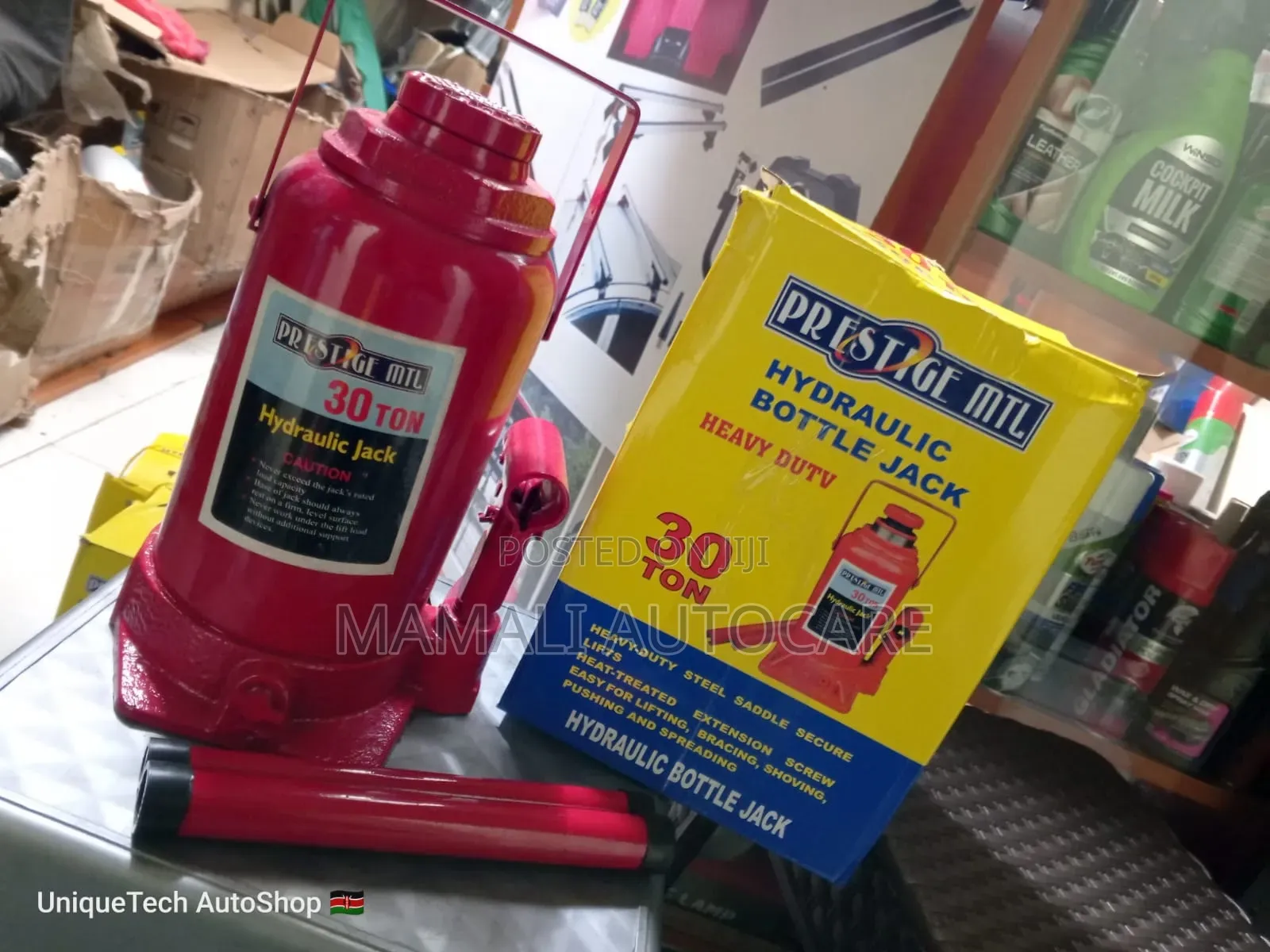 30 Ton Hydraulic Bottle Jack, Reliable Durable