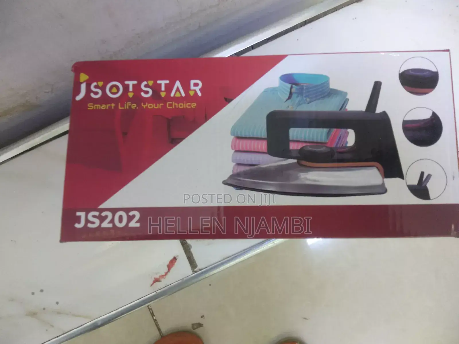 JSOT Original Quality Dry Iron- Non Stick Soleplate