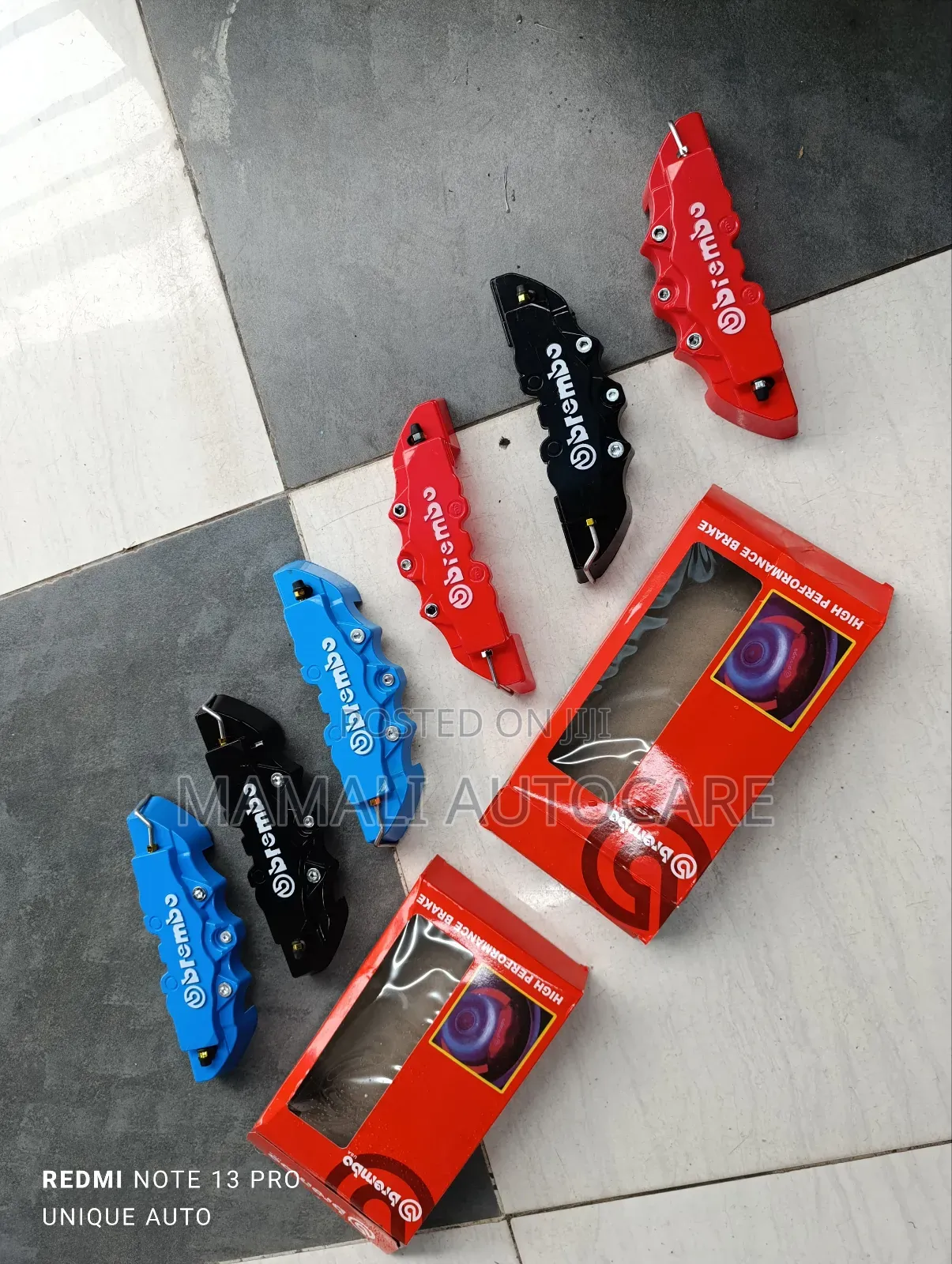 High-Quality Plastic Brembo Brake Covers ,Red,Blue Black