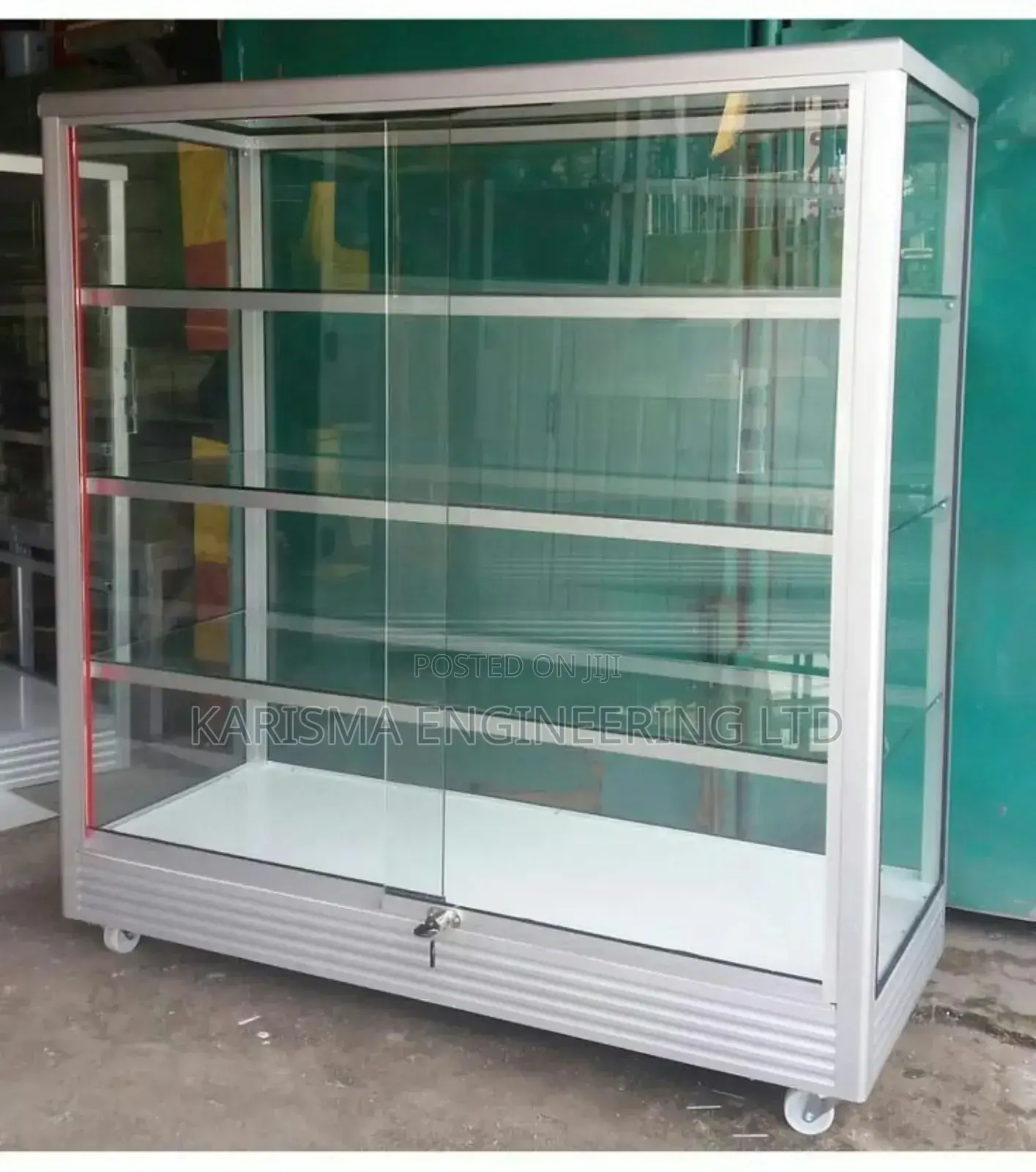 Commercial Stainless Steel Display Glass