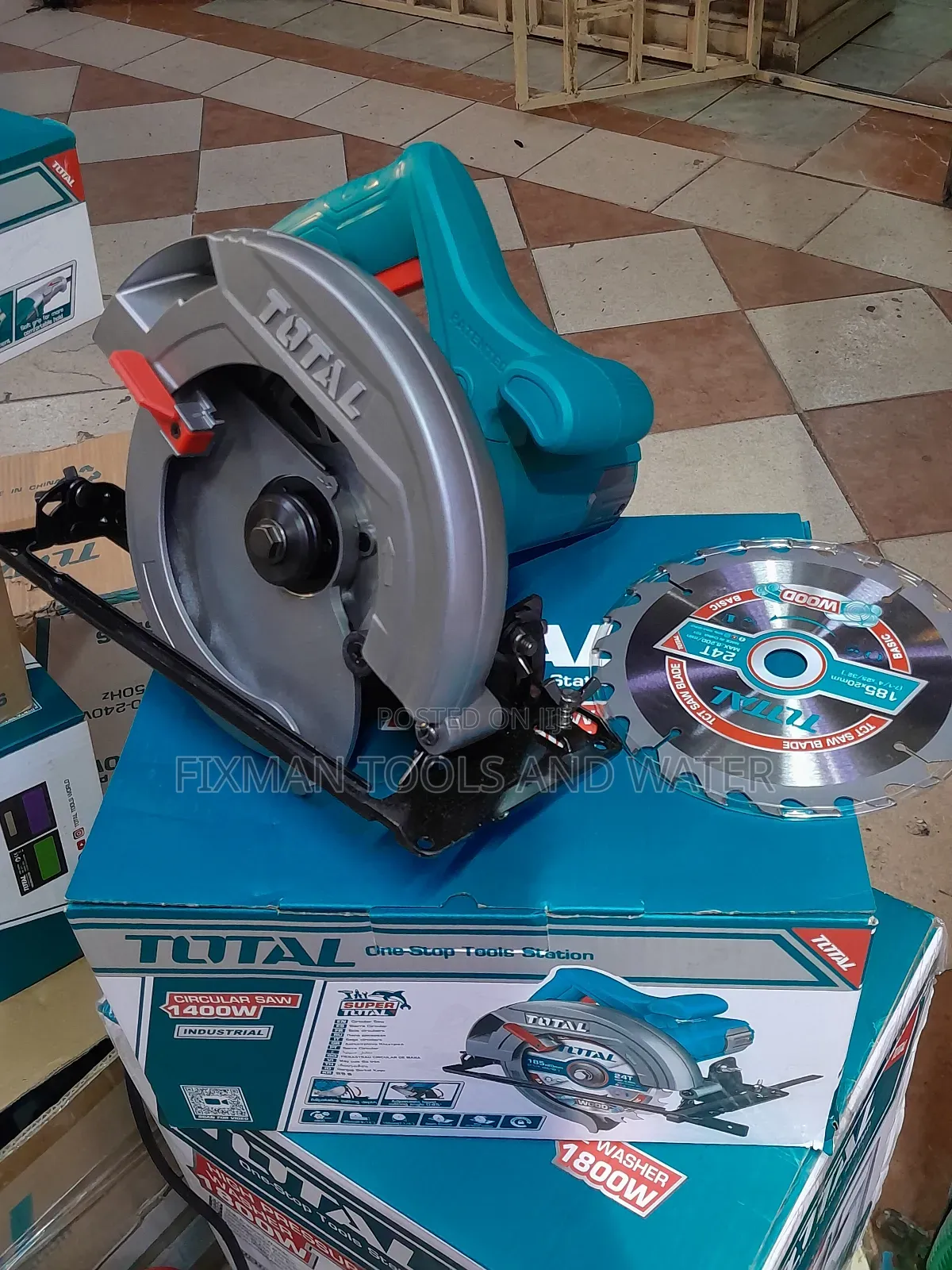 New Total Circular Saw Machine 1400watts + Free Disc