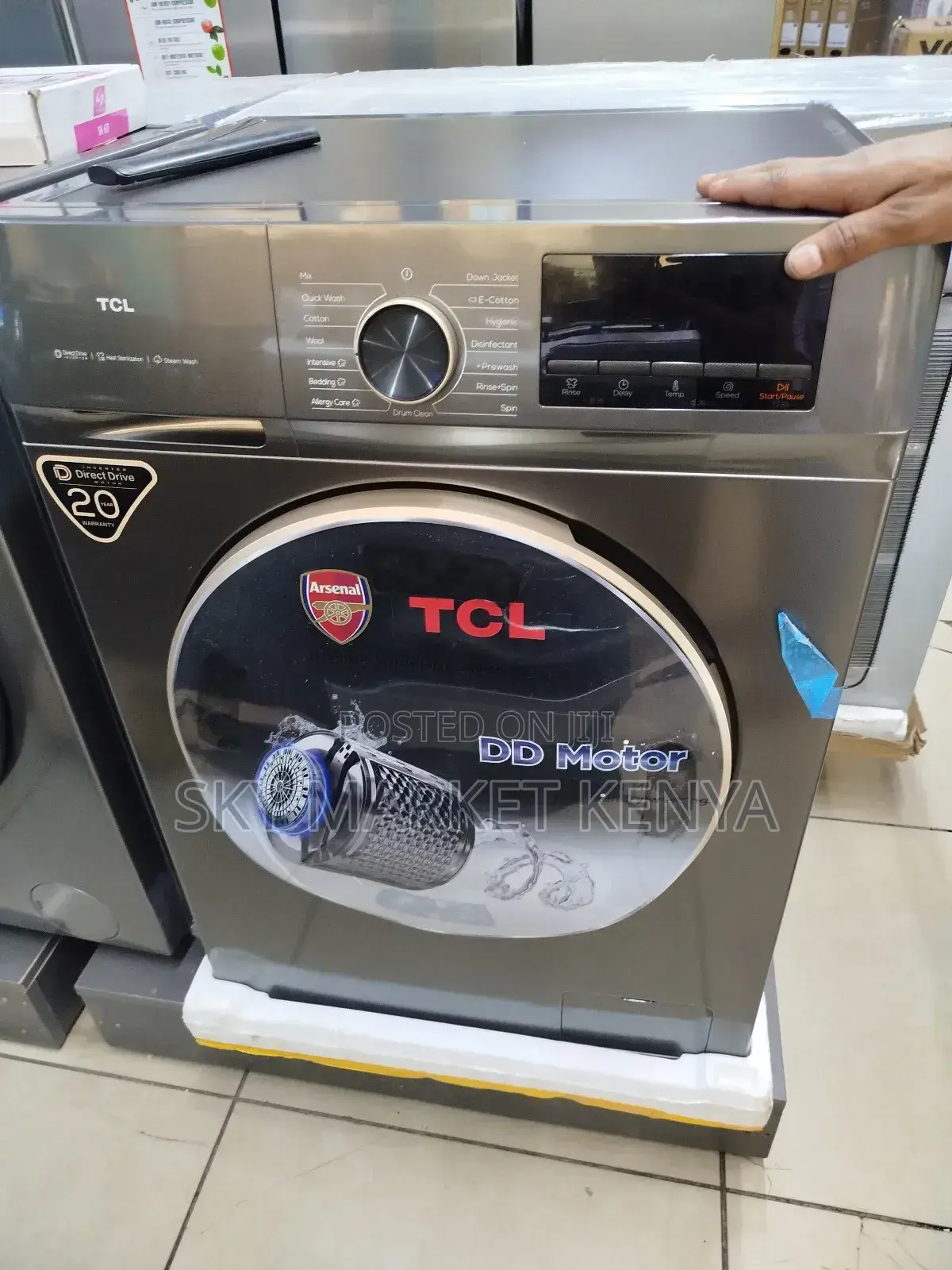 Tcl10kg Wash 7kg Drydd Inverter Front Load Washer and Dryer
