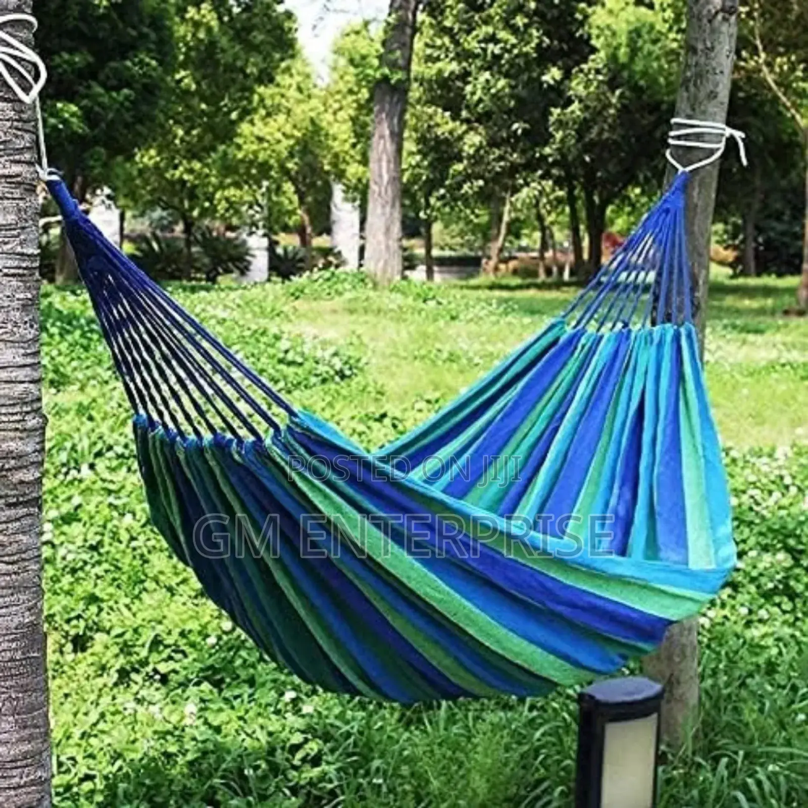 Stripped Outdoor Hammock Heavy Load