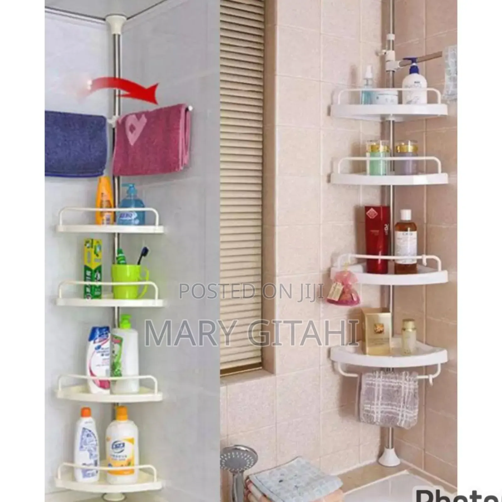  Multi Corner Shelf Tension Pole
4 Layers
White
Tc*