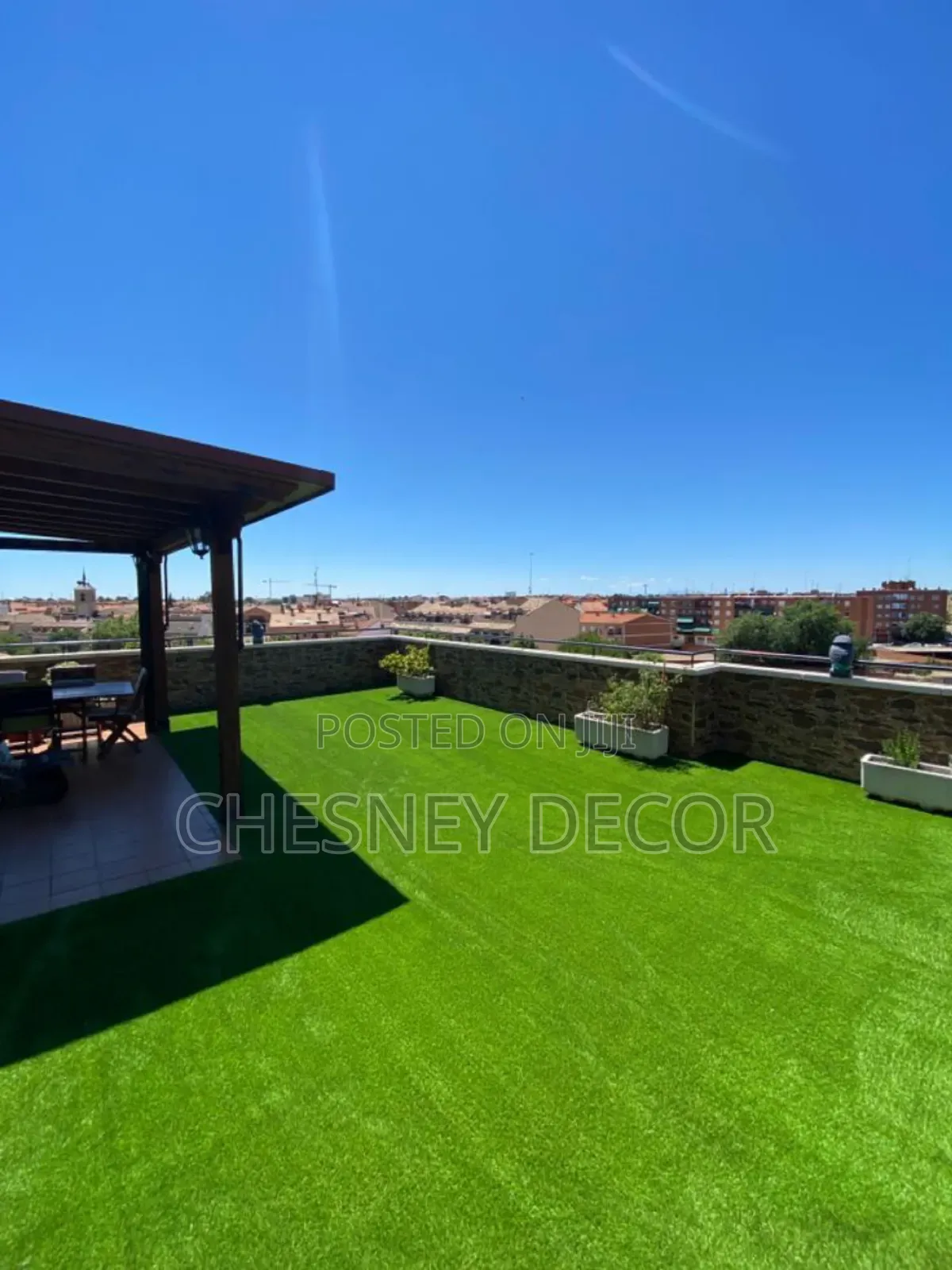 Rooftop Carpet Installation- Artificialgrass1