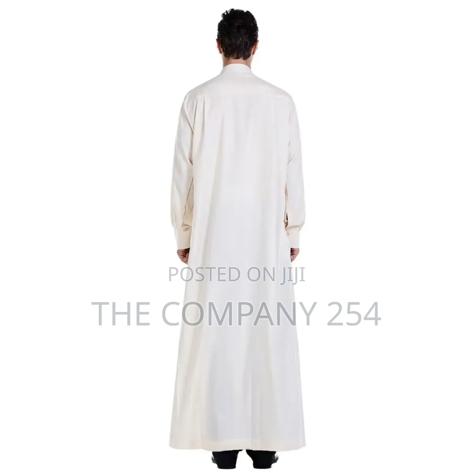 Muslim Robes Dubai Kaftan Arab Khanzu Neck Prayer Eid Thawb