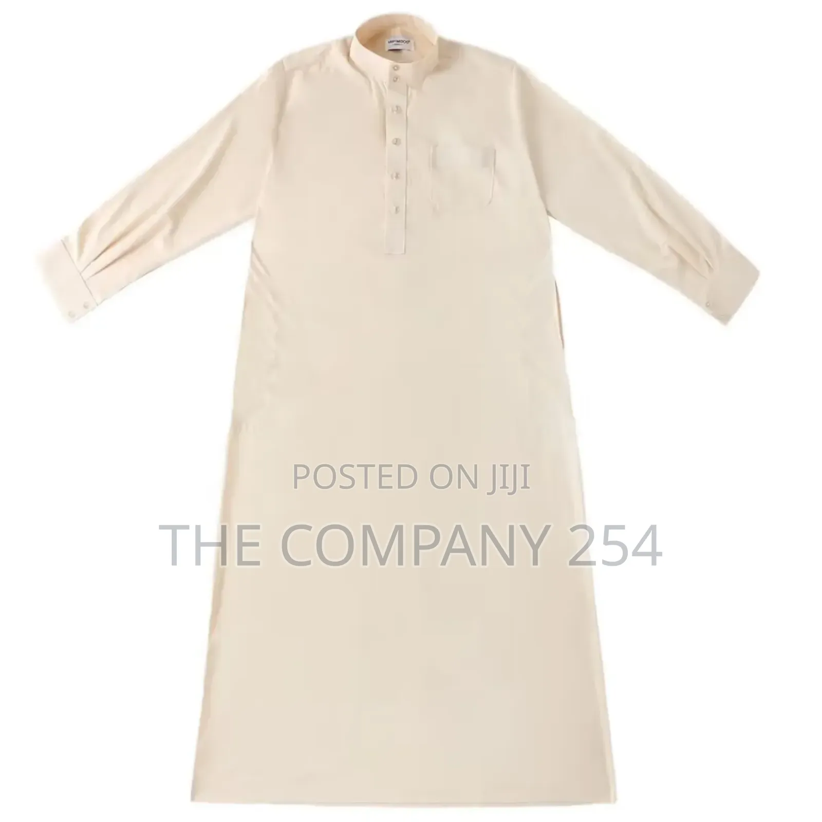Muslim Robes Dubai Kaftan Arab Khanzu Neck Prayer Eid Thawb