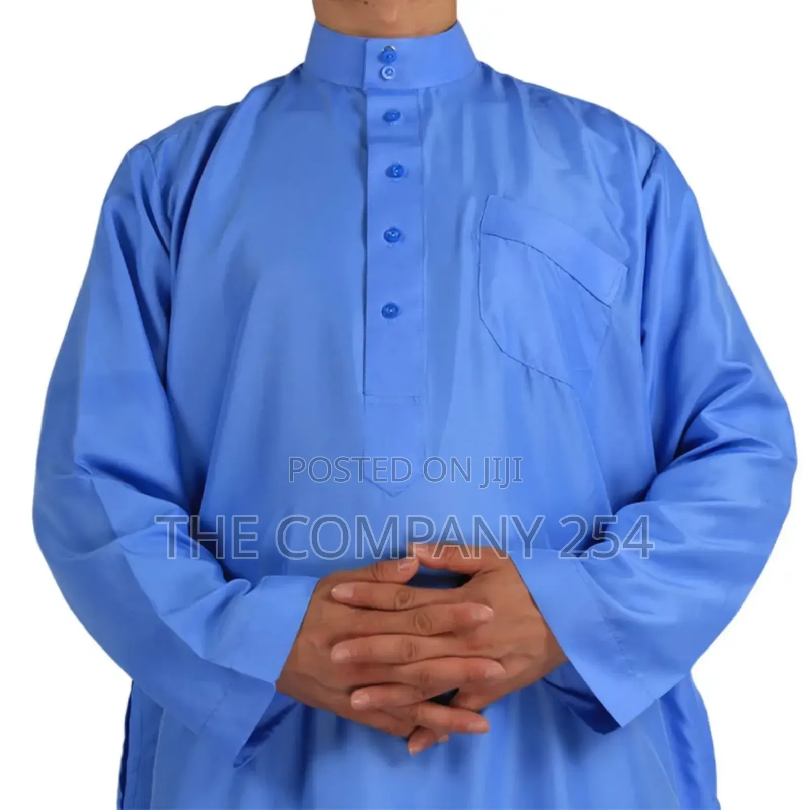 Daffah Thobes Arab Men's Solid Color Kaftan Jubbah Muslim