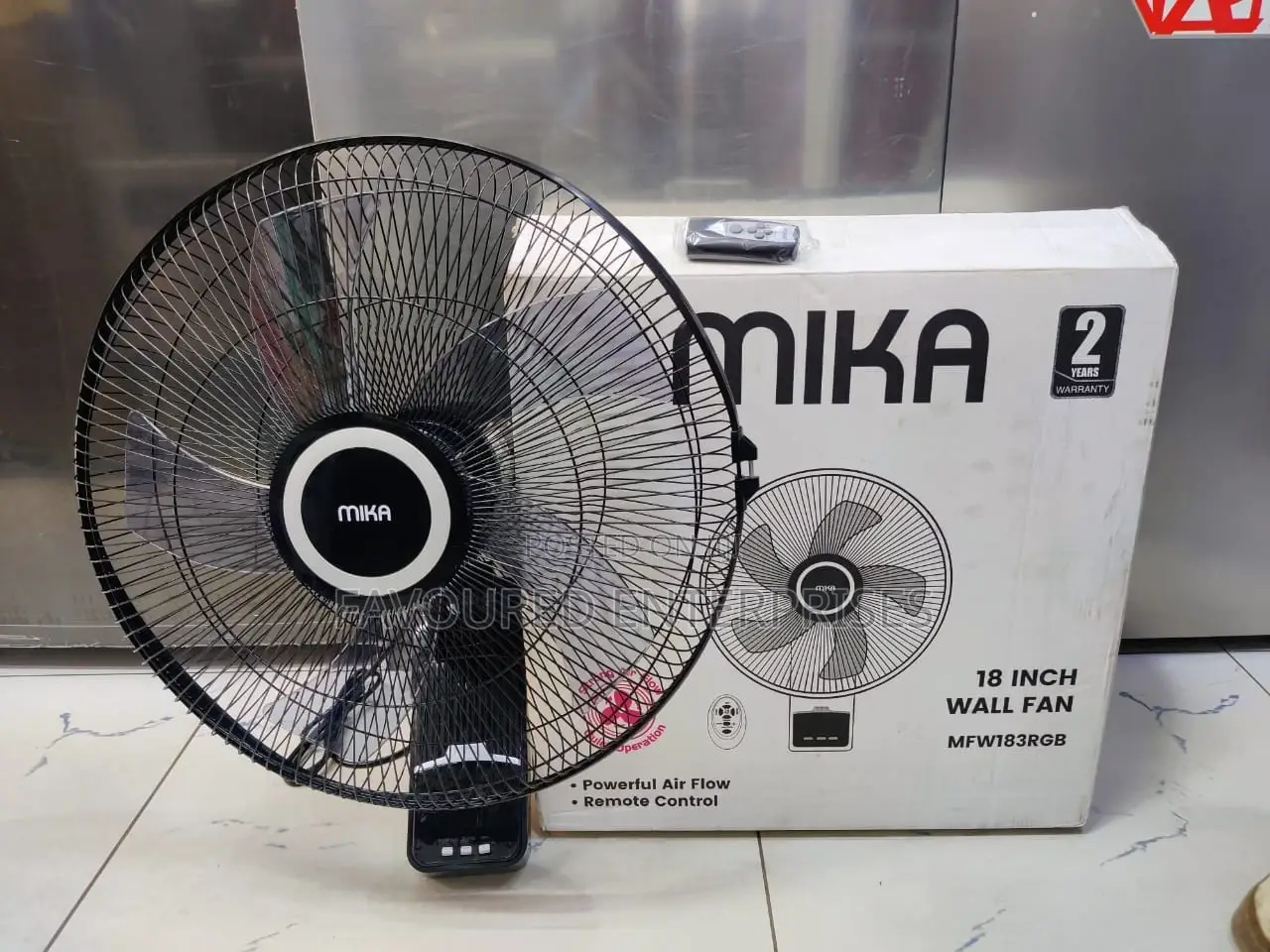 Wall Fan 18 Inch, With Remote 60w