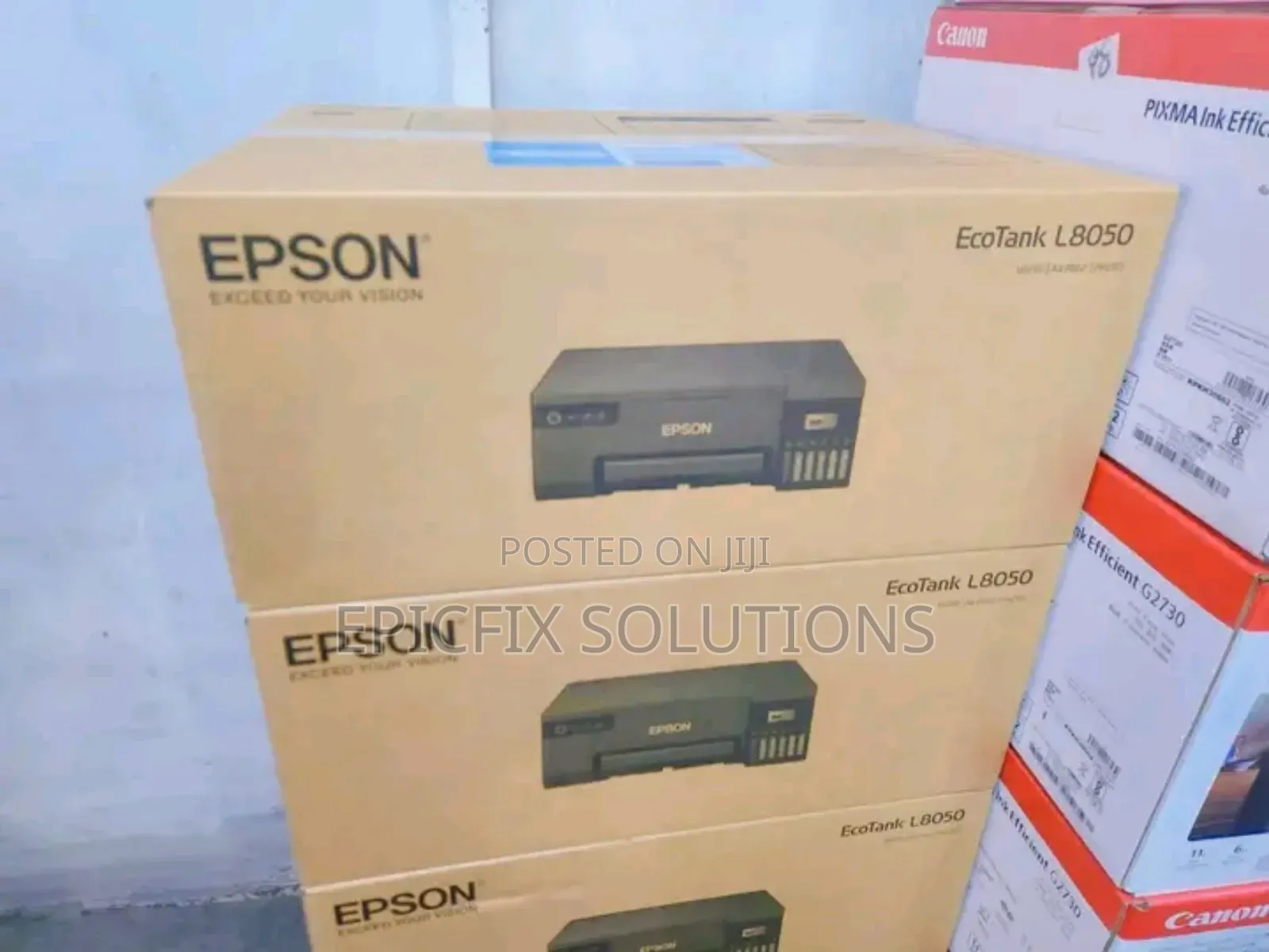 Epson L8050 Brand New,And a PVC Cards