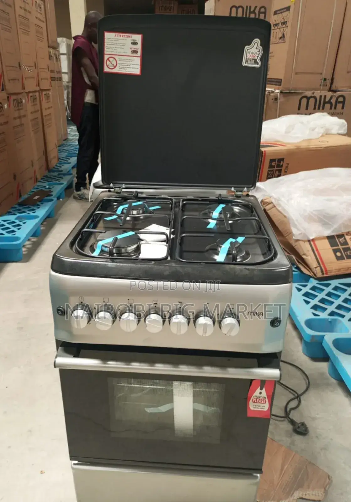Full Gas Cooker- Mika - Electric Oven M-5