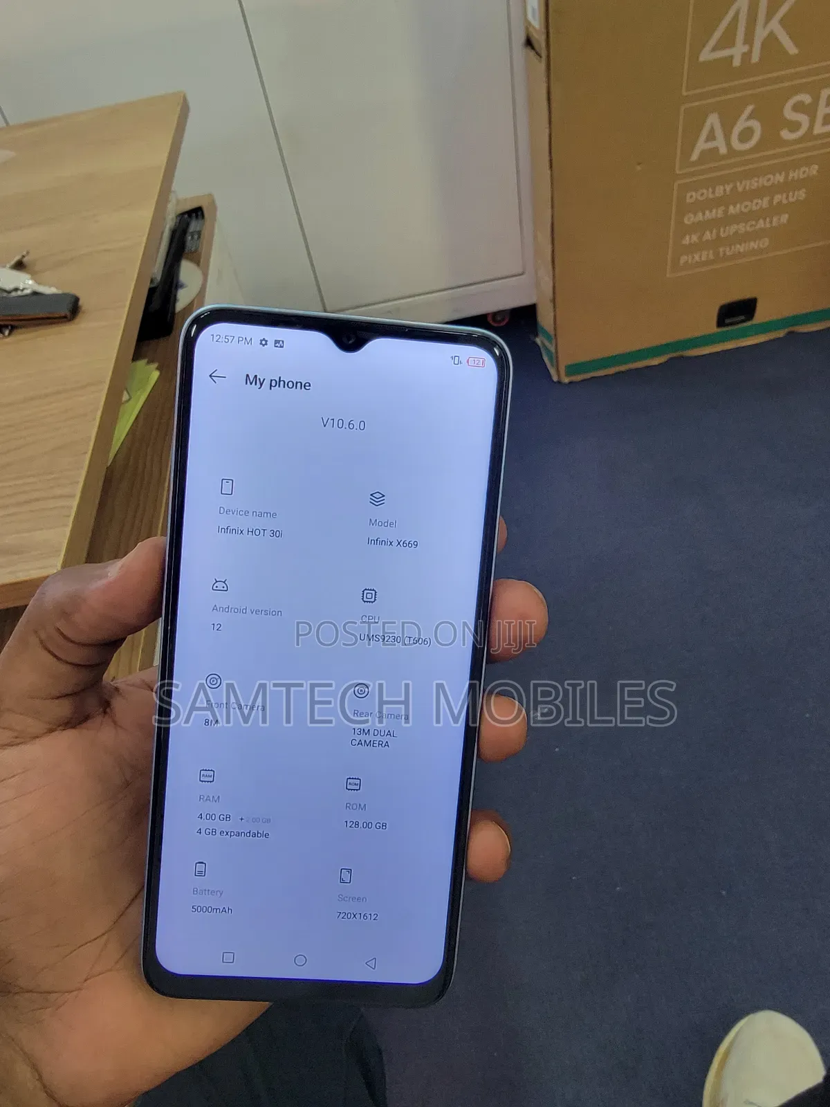 Infinix Hot 30i 128 GB Blue