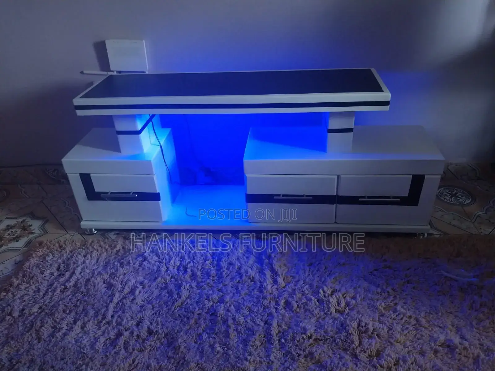 Modern Tv Stand With LED Lights