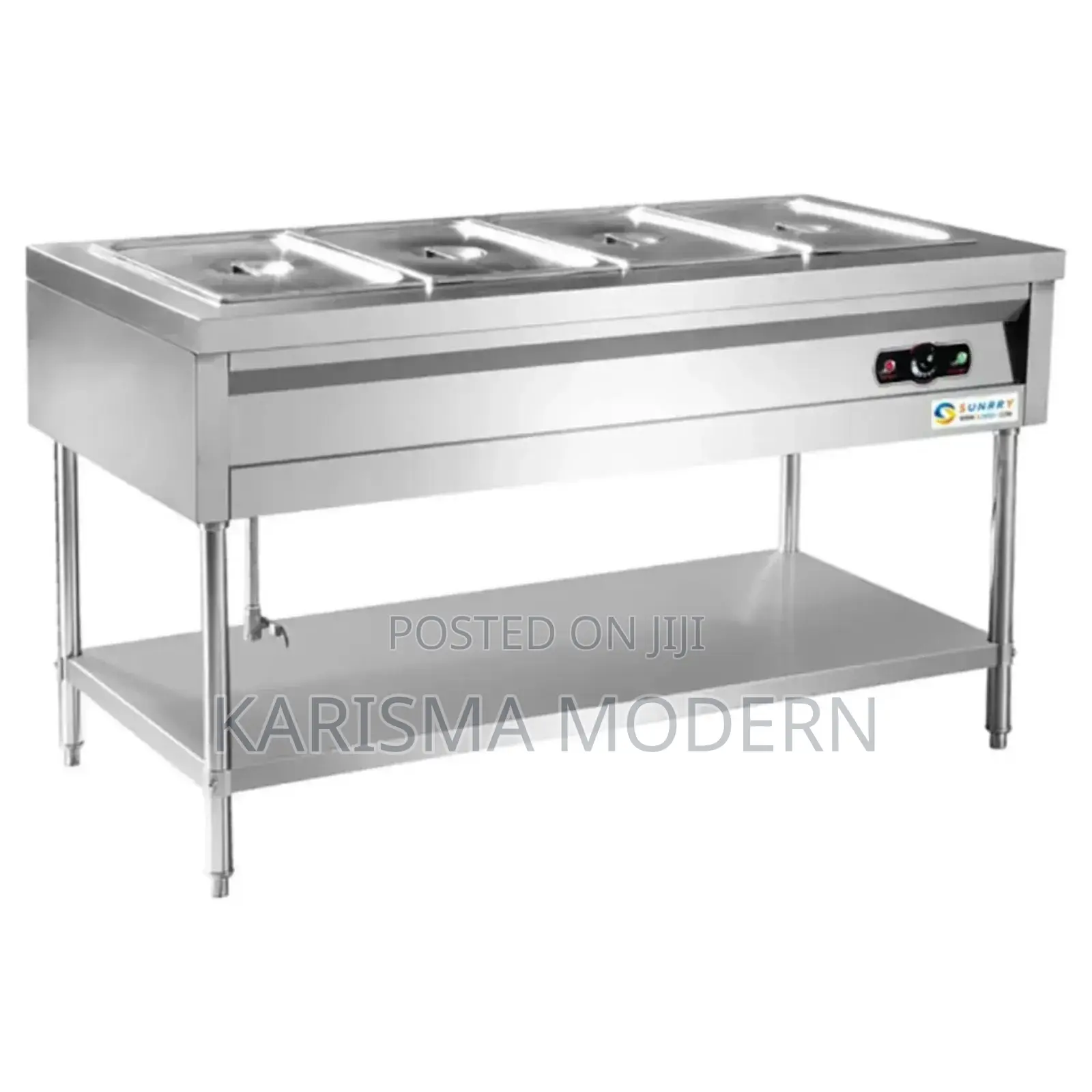 Food Warmer Stainless Steel Five Inserts