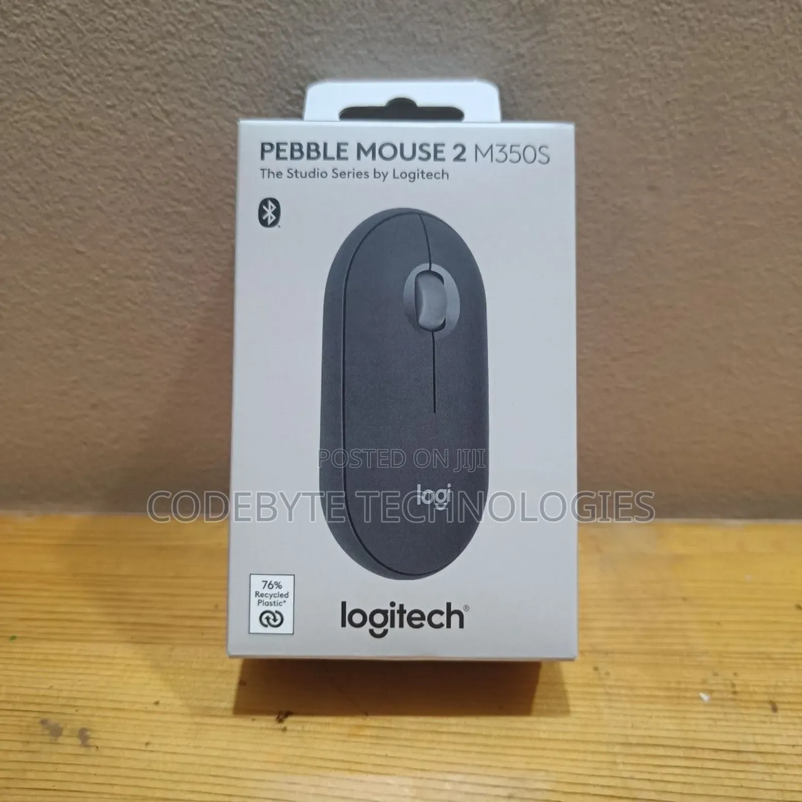 Logitech Pebble Slim Silent Bluetooth Mouse M350s Graphite