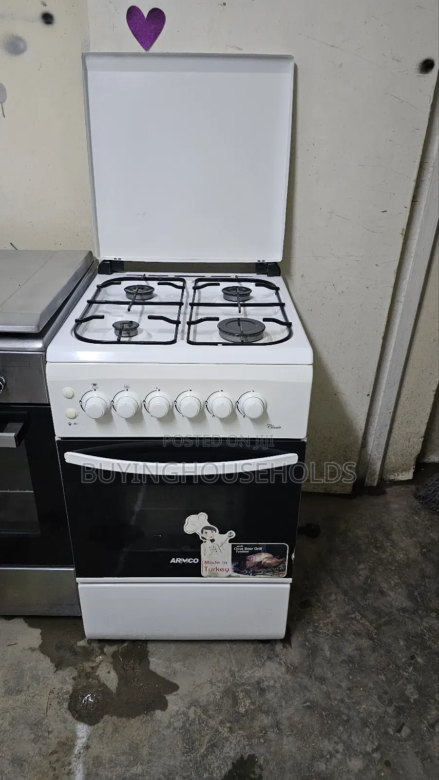 Armco 50x55 All Gas Cooker Electric Oven