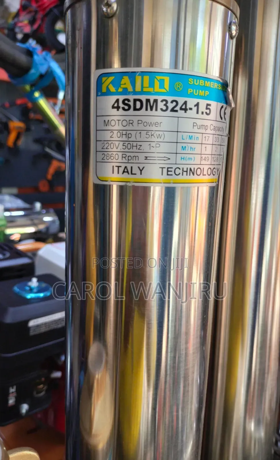 2hp Kailo Submersible Pumps/ Electric Submersible Water Pump