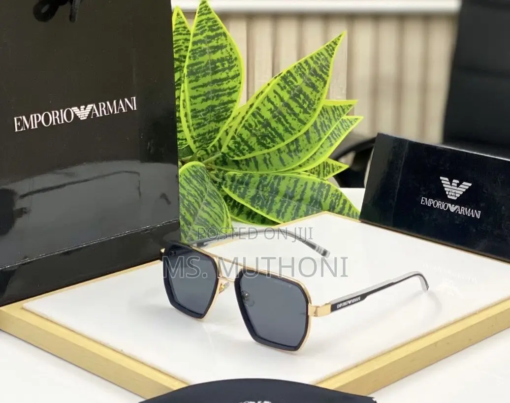 Emporio Armani Premium Executive Polarized Sunglasses