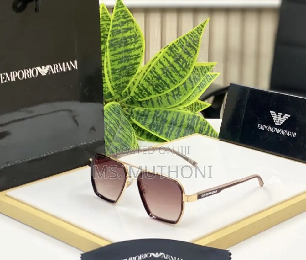 Emporio Armani Premium Executive Polarized Sunglasses