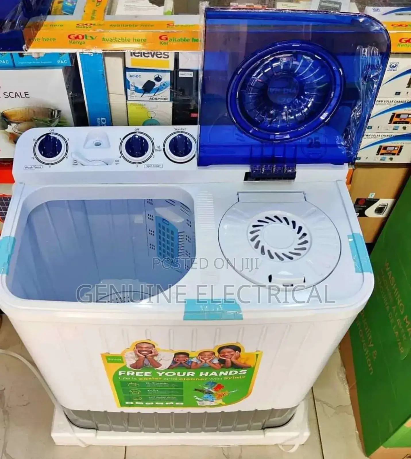 SYINIX Brand New 10KG Twin Tub Washing Machine SWMTT10K