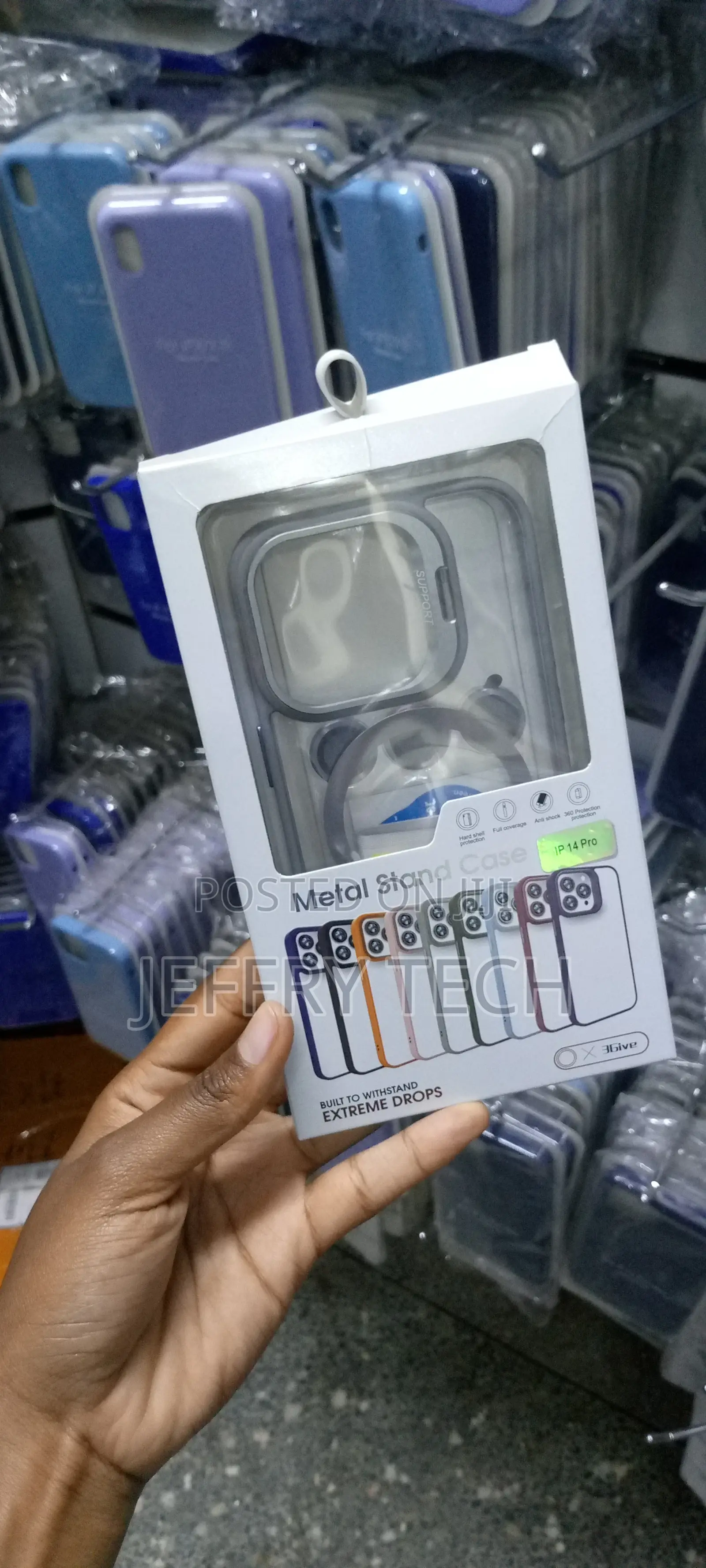 iPhone 14 Pro Magsafe Camera Stand and Metal Ring Lense