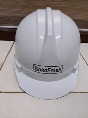 White Branded ABS Helmet
