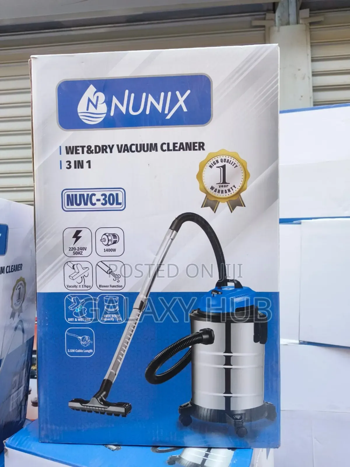 30 Litres Nunix Wet And Dry Vacuum Cleaner