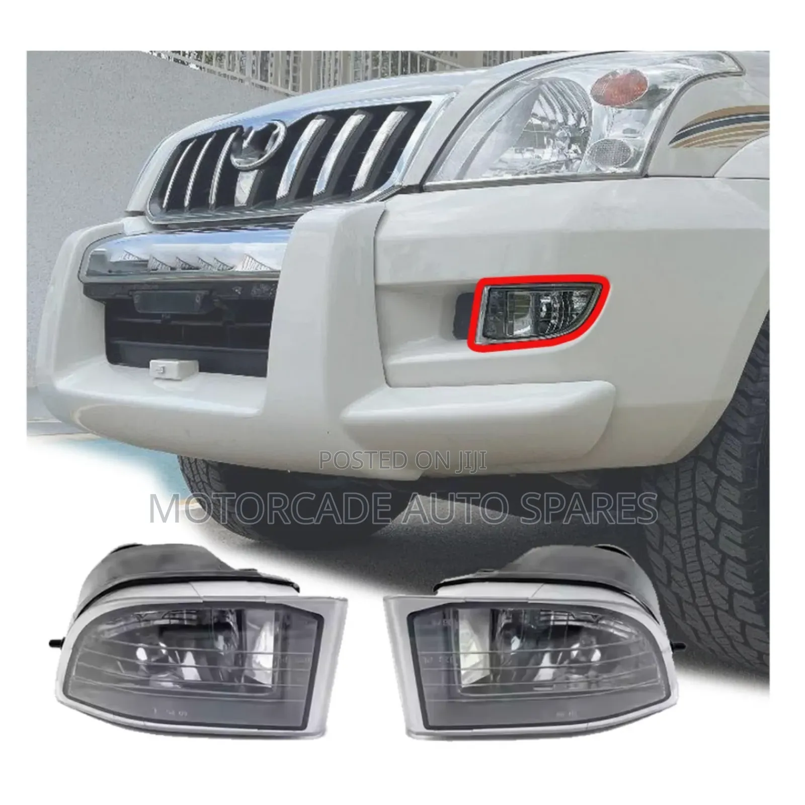 Toyota Landcruiser Prado J120 03_09 Fog Lights