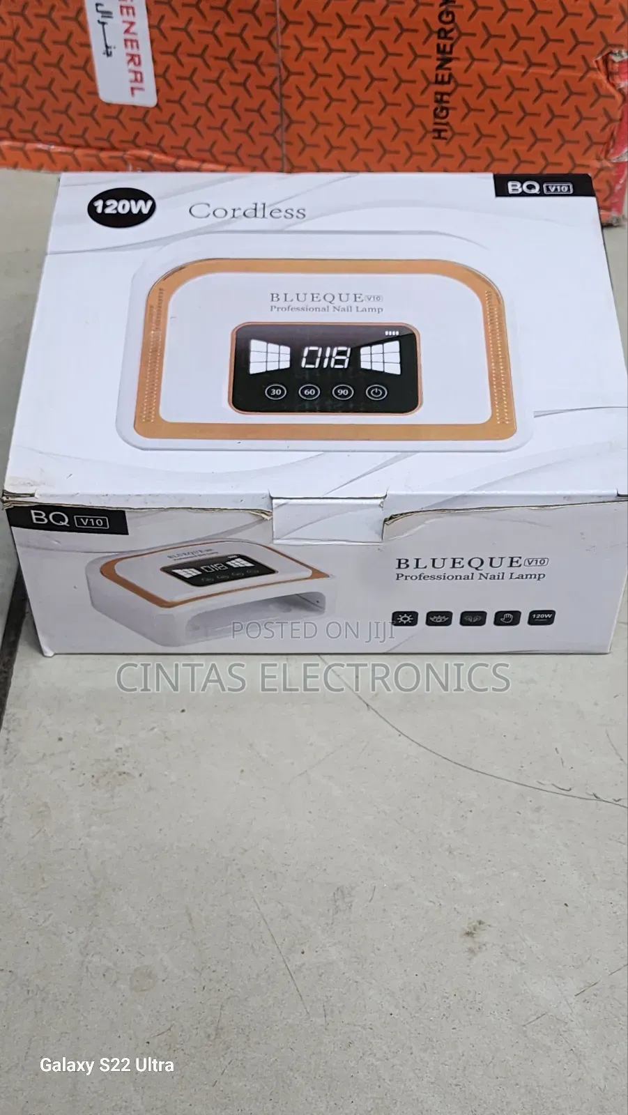 Blueque BQ V10 Cordless Nail Lamp 120W