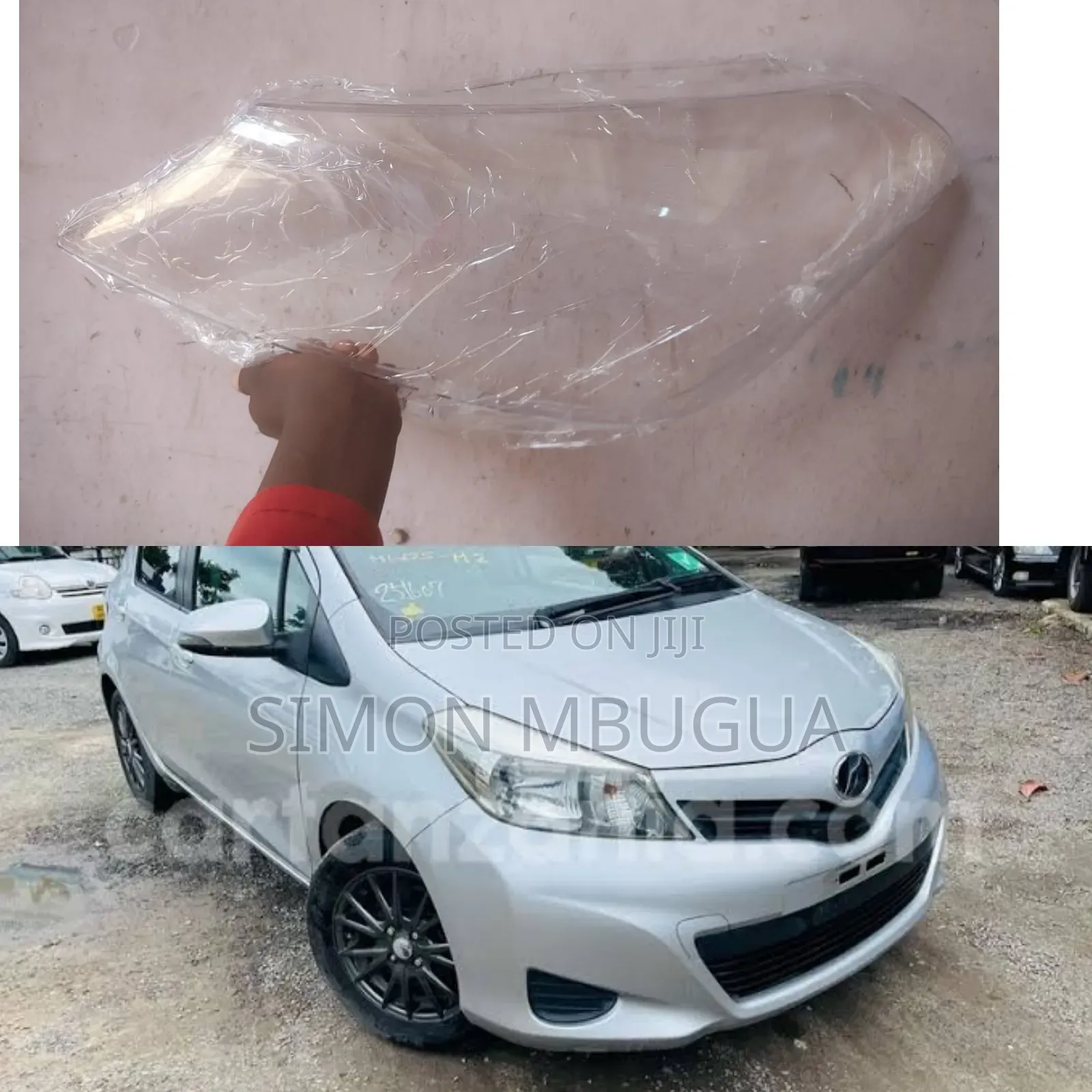 Toyota Vitz 2012 Jewela Headlight Lens