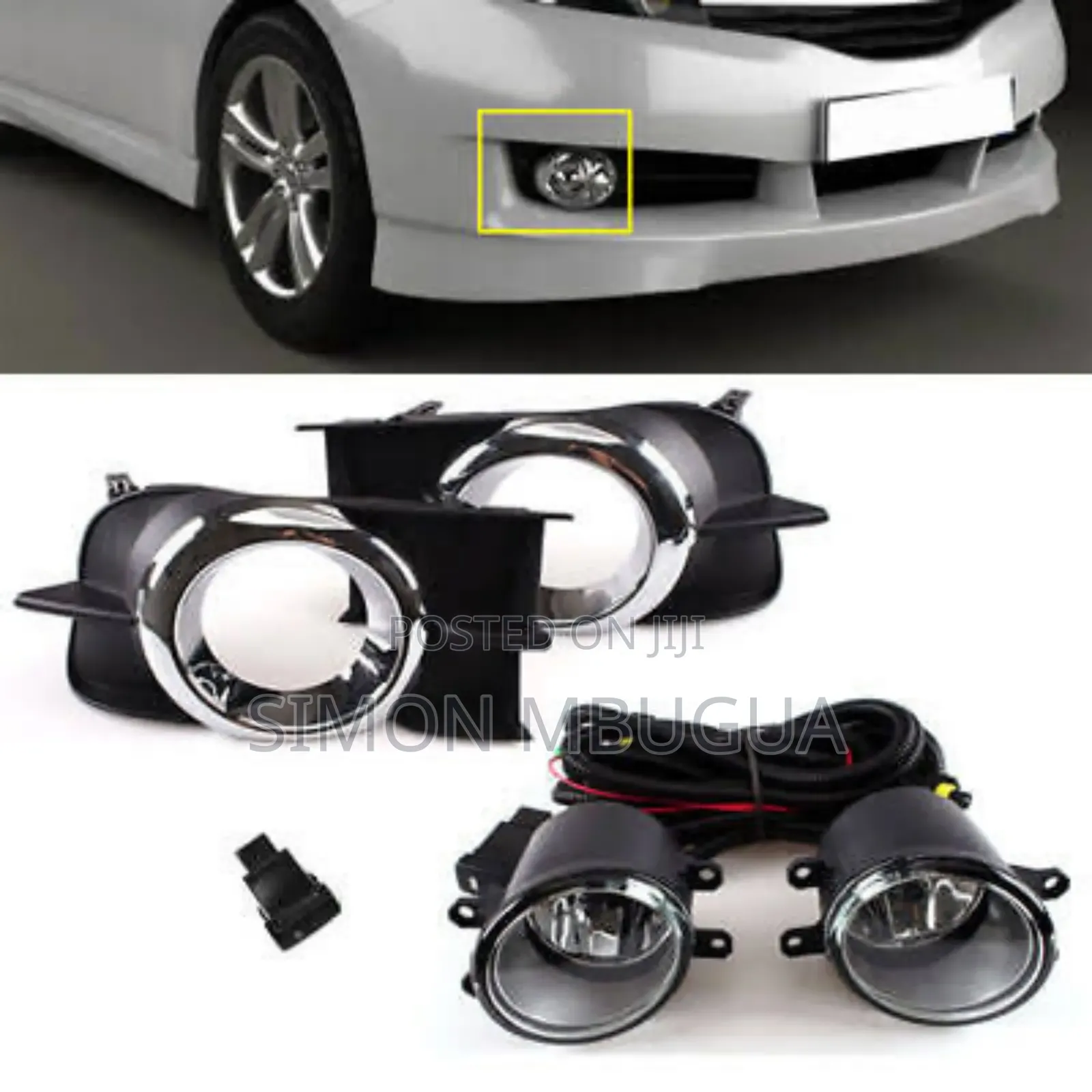 Toyota Wish 2010-2012 Foglights