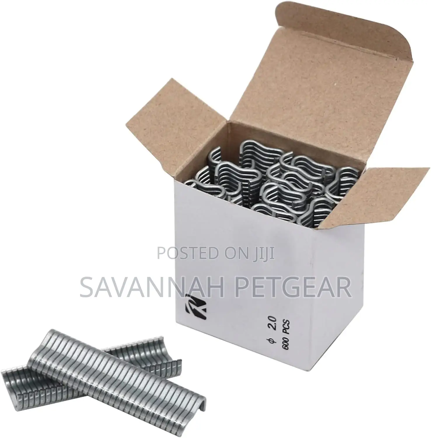 Hog Ring Galvanized M Clips Staples Poultry Mesh Cage -600pc