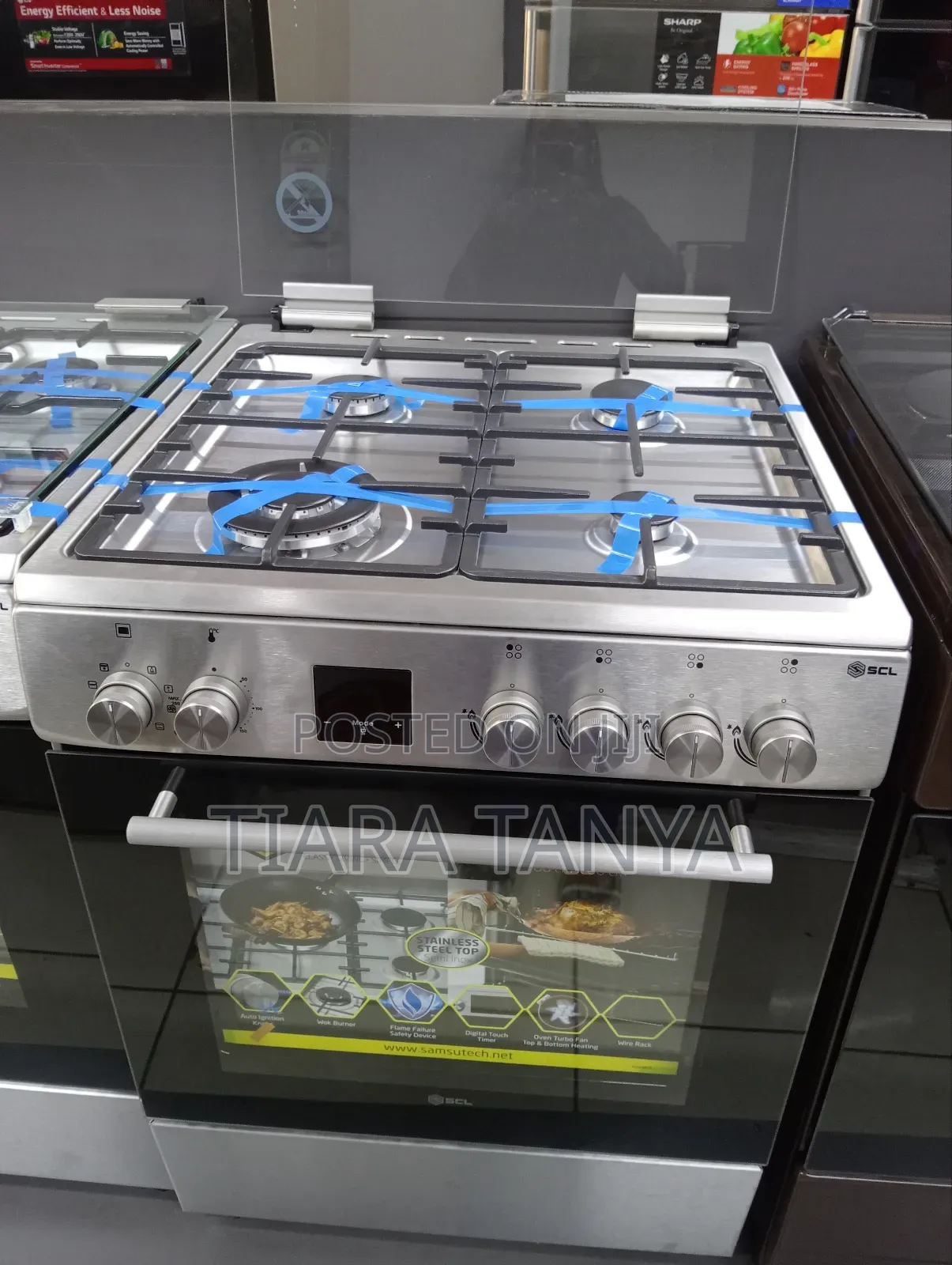 SCL 50 by 60 3 Gas With 1 Wok Burner