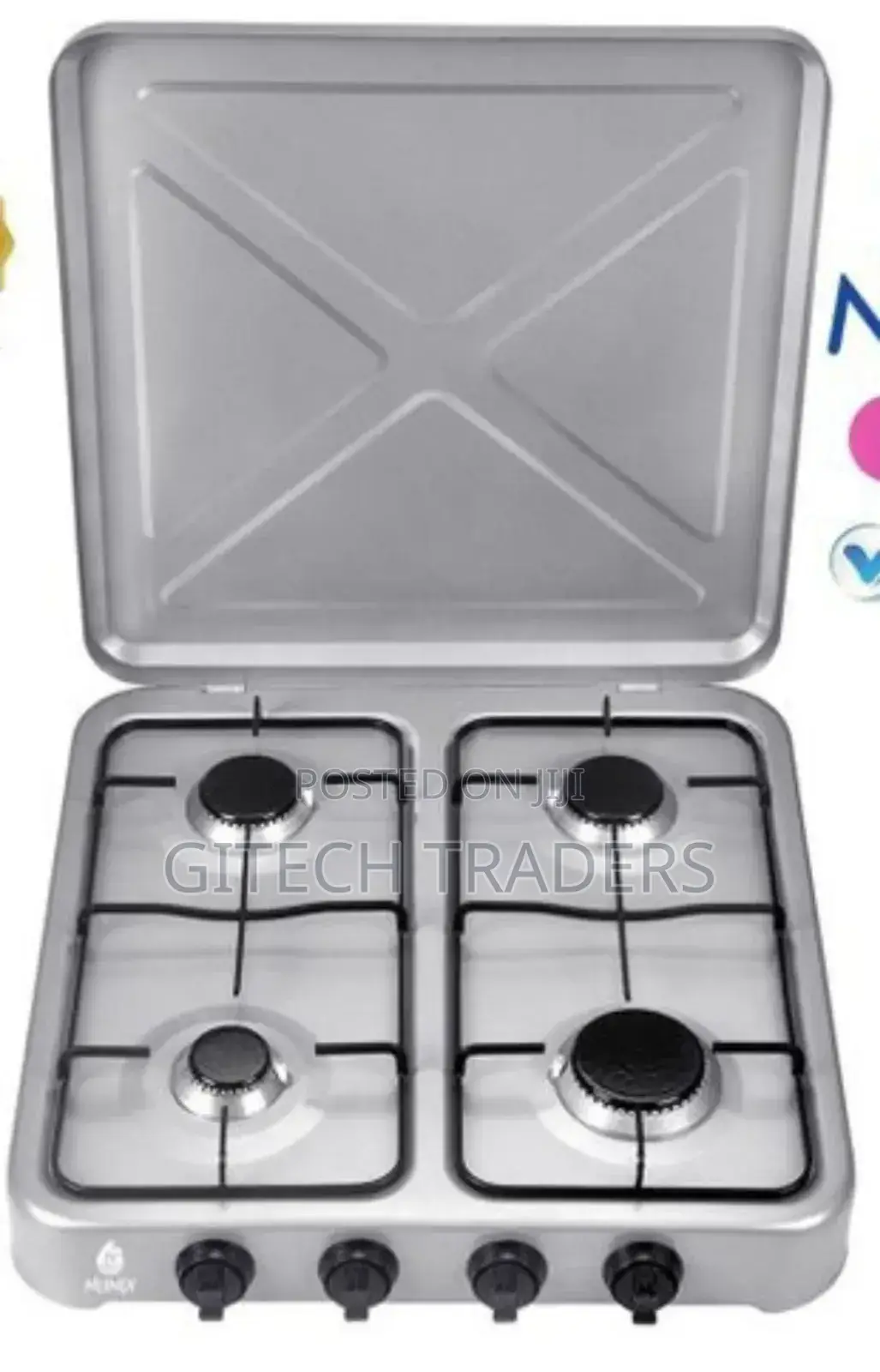 Nunix Full Gas 4 Burner Table Top Cooker