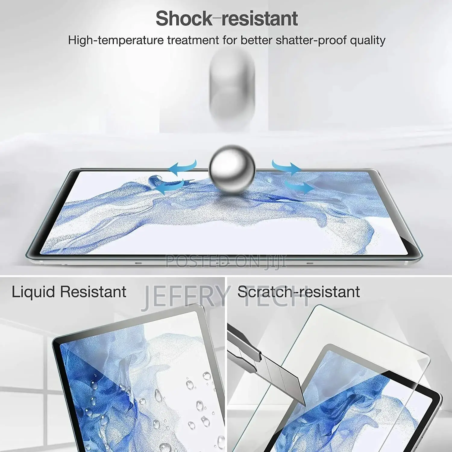 Samsung Galaxy Tab S8 Glass Screen Protector SM-X700 SM-X706
